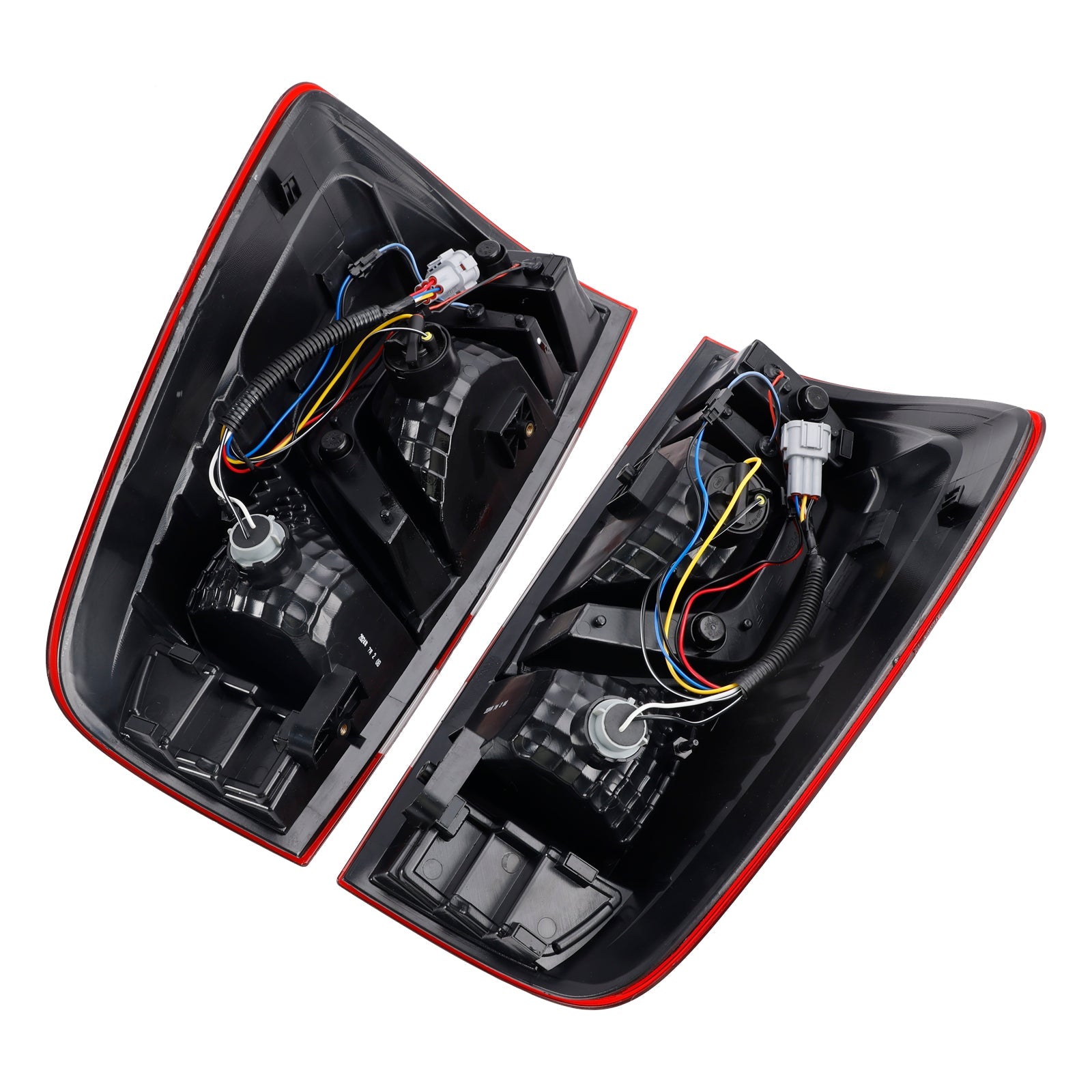 Par de luces traseras LED rayadas 3D para Nissan Navara NP300 D23 2015-2021