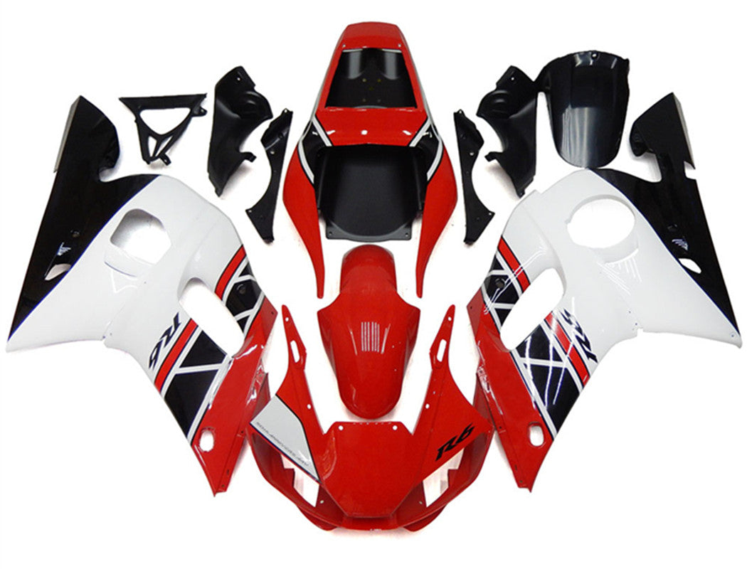 Kit de carénage par injection , carrosserie en plastique ABS Pour Yamaha YZF 600 R6 1998-2002