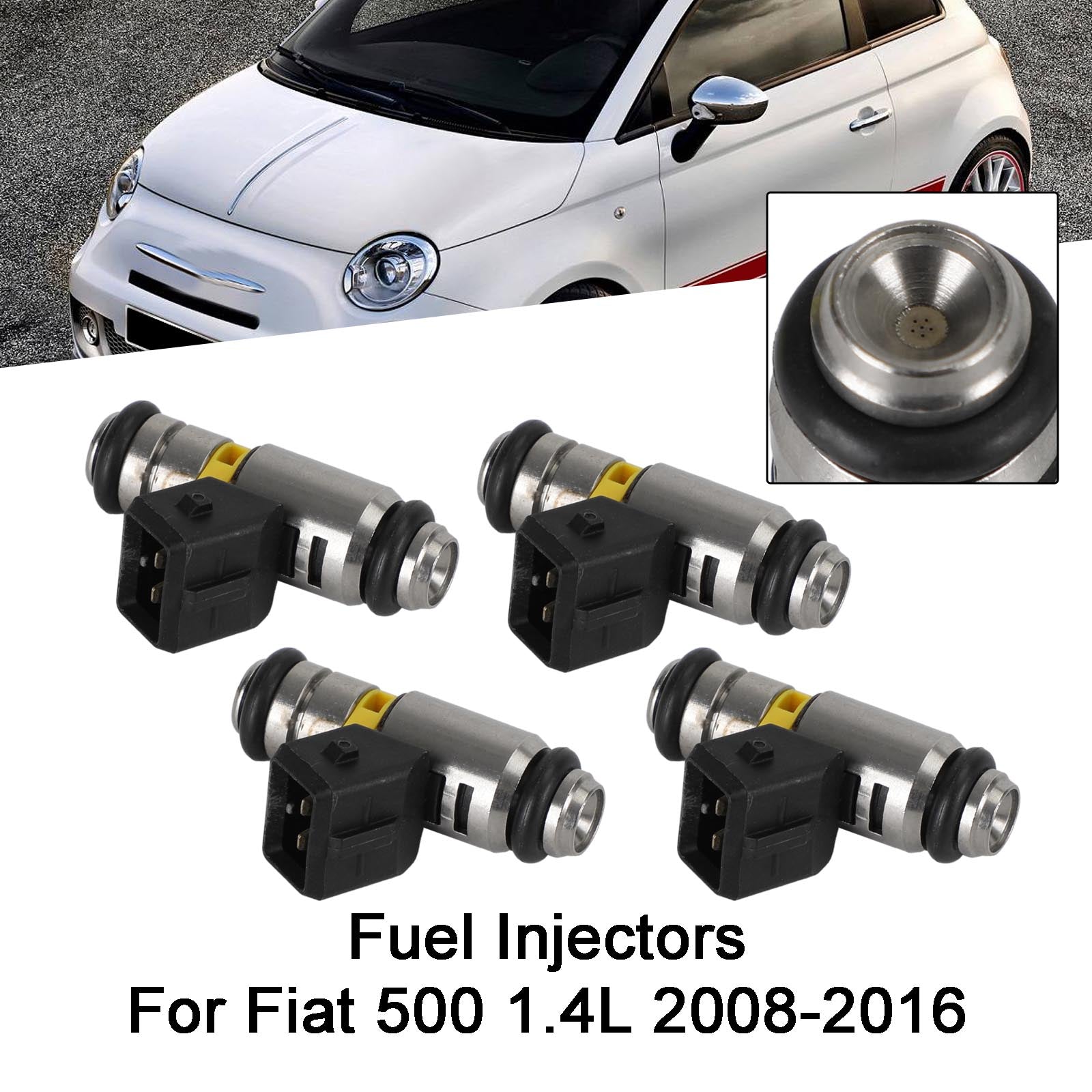 4PCS Fuel Injectors IWP160 pour Fiat Punto 500 Doblo Qubo pour Ford KA