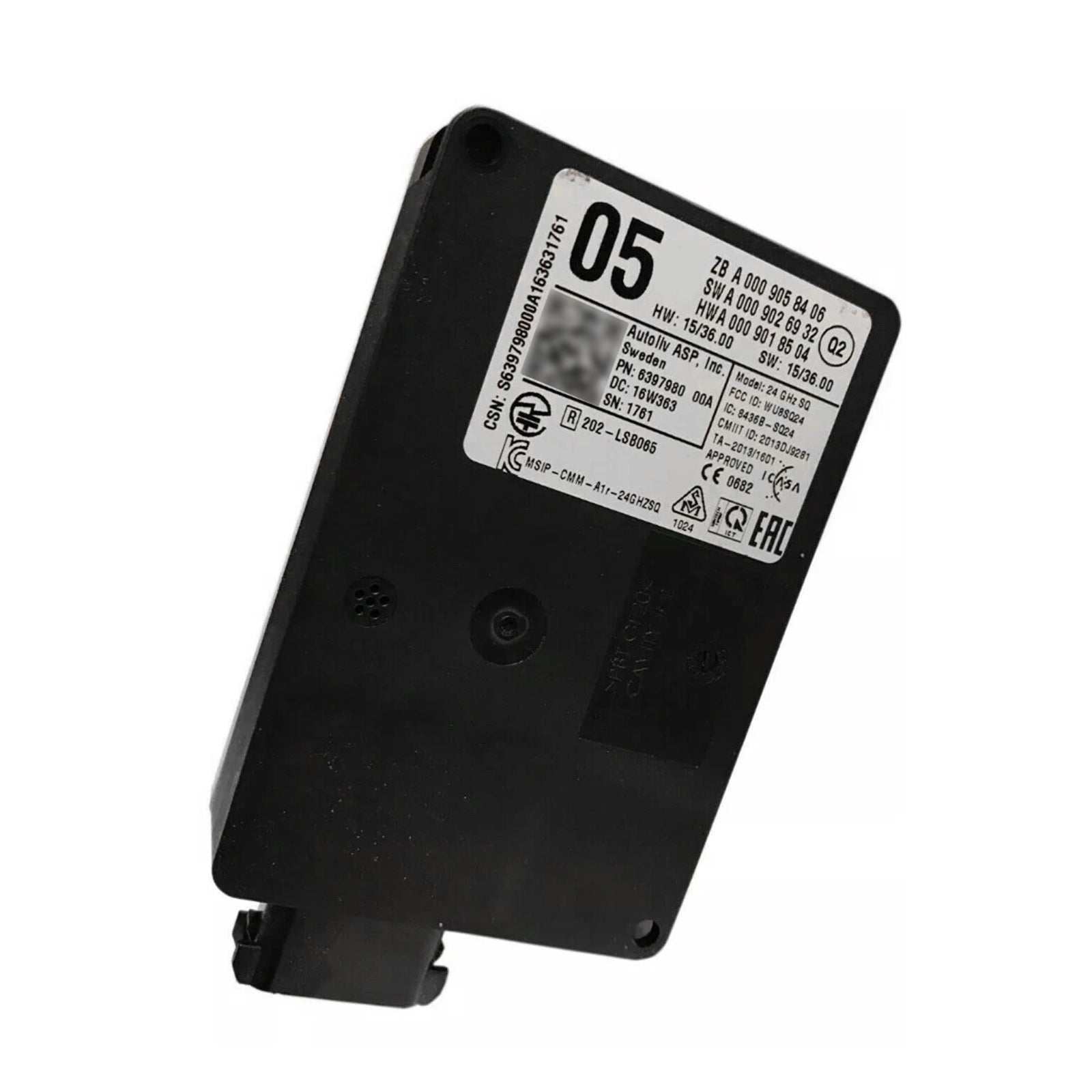 Capteur radar avant Distronic pour Mercedes Benz Classe B W246 0009058406