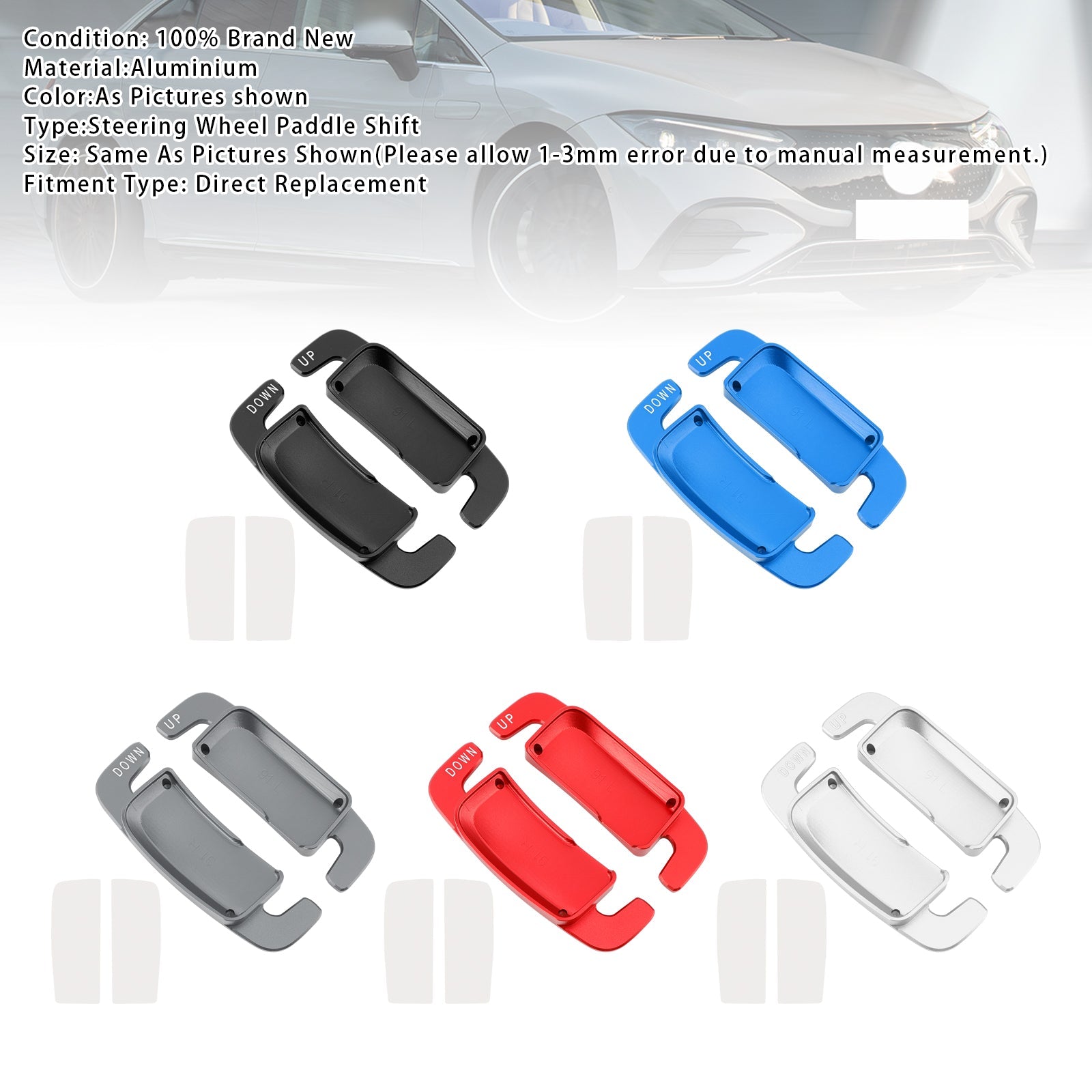 Extension de palettes de changement de vitesse au volant en aluminium pour Benz AC GLE 2022 et plus