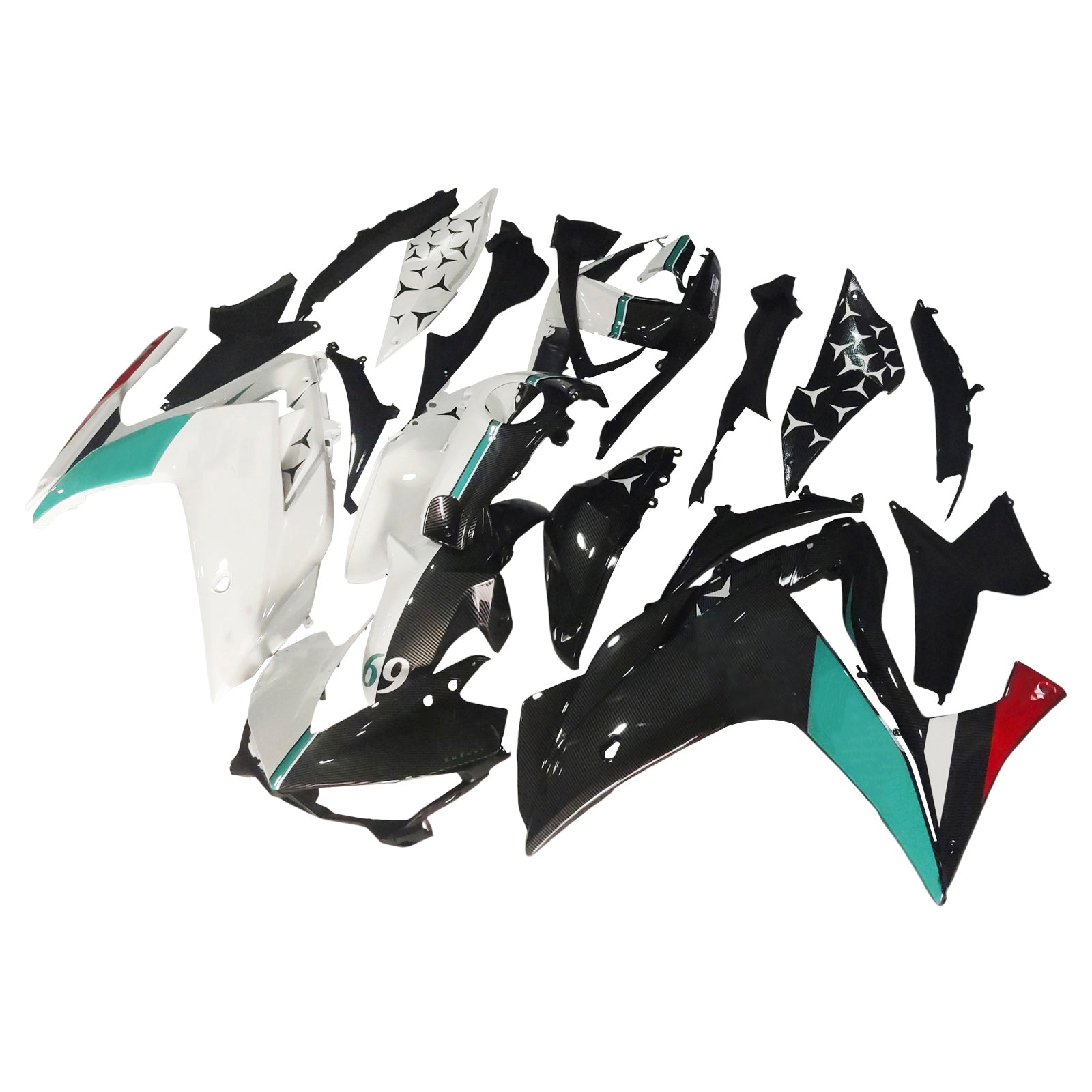 Kit de carénage en plastique ABS injecté pour Yamaha YZF-R3 2014-2018 R25 2015-2017