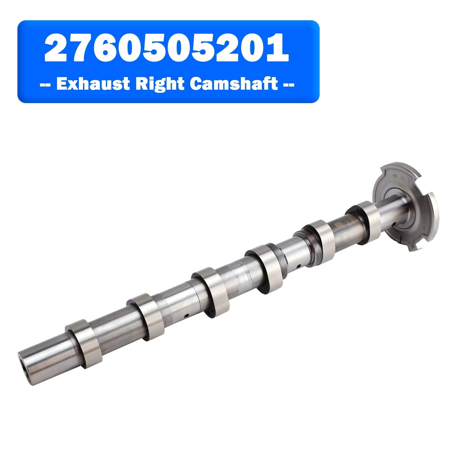 Arbre à cames d'échappement droit A2760505201 pour Mercedes-Benz GLE400 4Matic W166V6 3.0L (2016-2017)