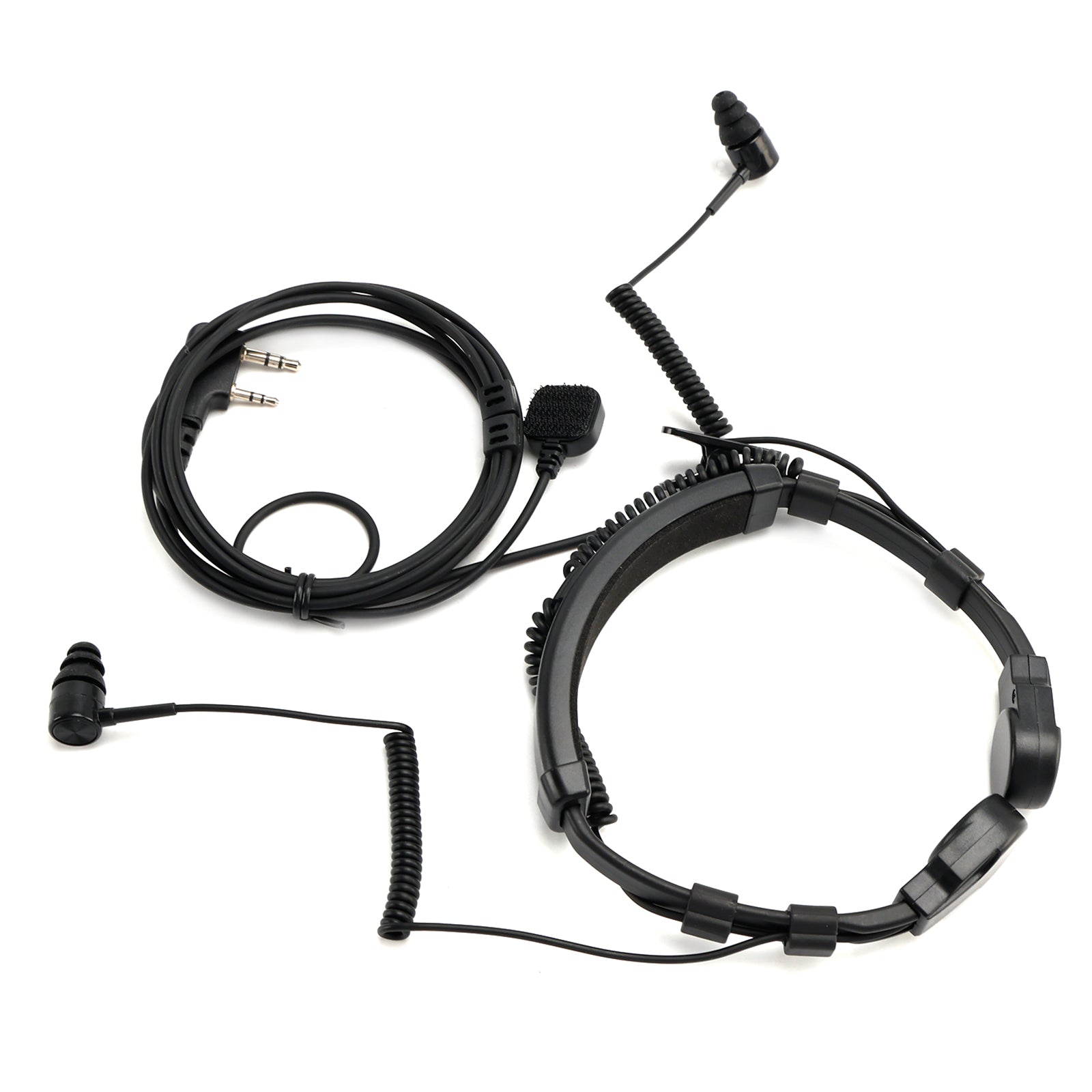 Casque anti-vibrations télescopique K-Head pour TK-208, TK-220, TH-D7 et TH-F6