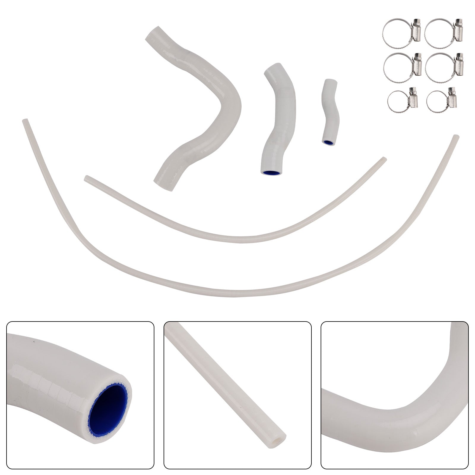 Durite de refroidissement en silicone pour radiateur Honda CB750 Hornet XL750 Transalp 23-25