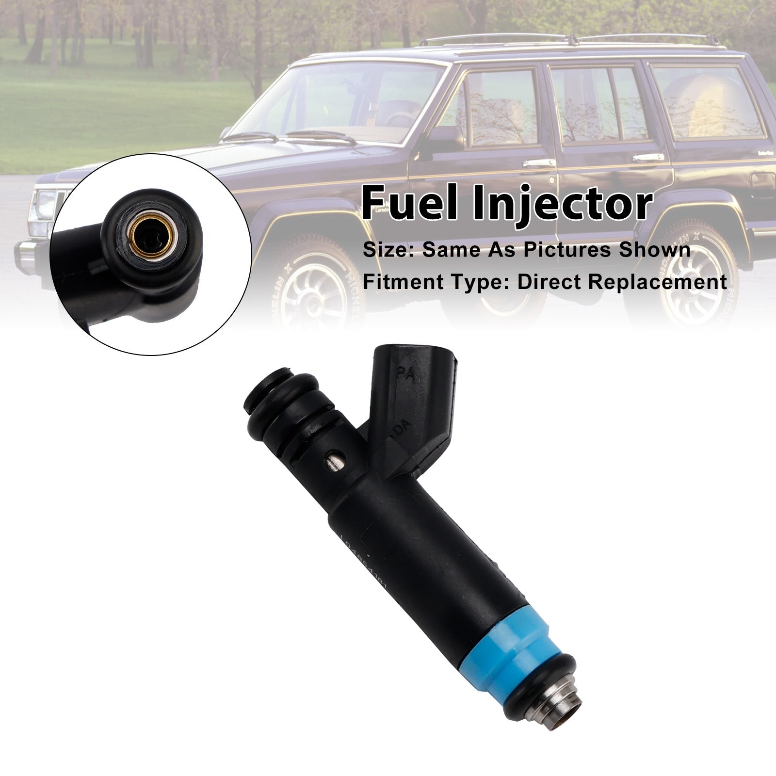 1 inyector de combustible para Jeep 4.0L I6 1999-2004 Dodge RAM 04854181 0280155784