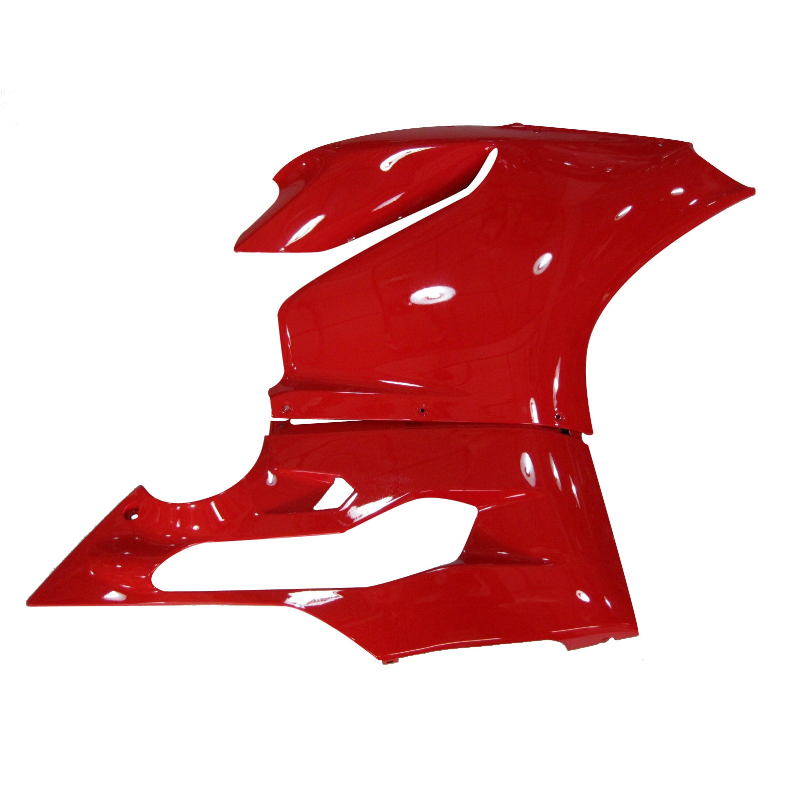 Kit de carénage en plastique moulé par injection rouge et blanc pour Ducati 1199/899 2012-2014