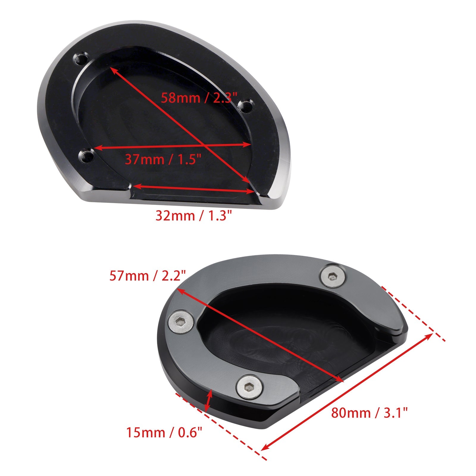 Bord van&Standaardvergroter voor Bonneville Bobber T100 T120 2018-2020
