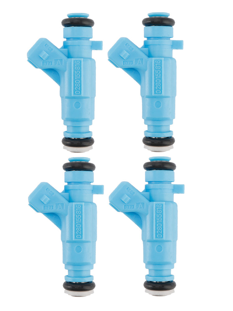 Inyector de combustible 0280155816 Adaptado al Fiat Bravo Bravo I Palio Punto Siena Lancia y, 4 piezas