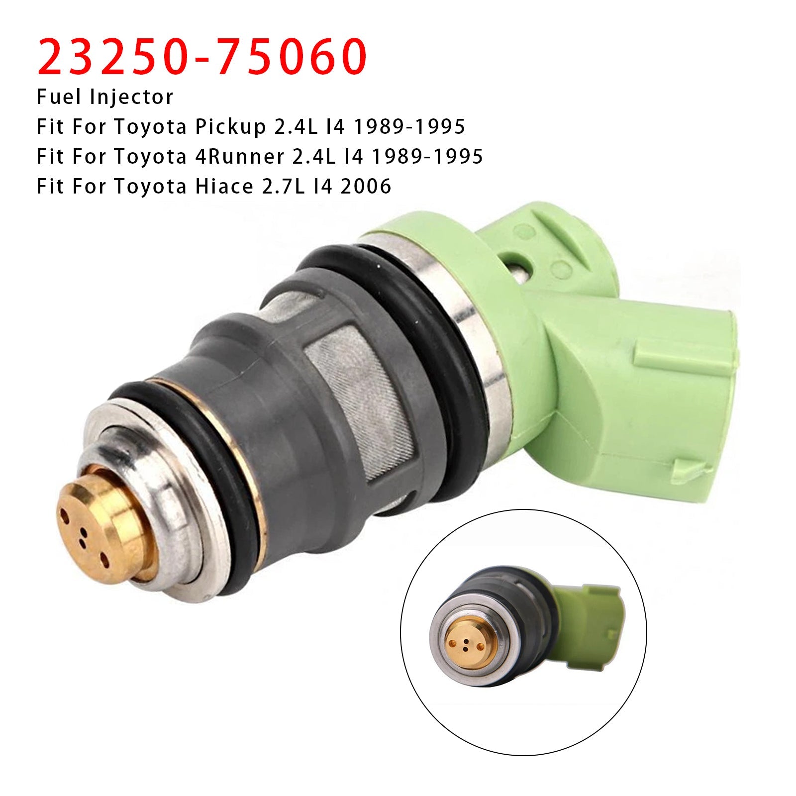 1 injecteur de carburant pour Toyota Pickup 4Runner Hiace 2.4L 1989-1995 23250-75060