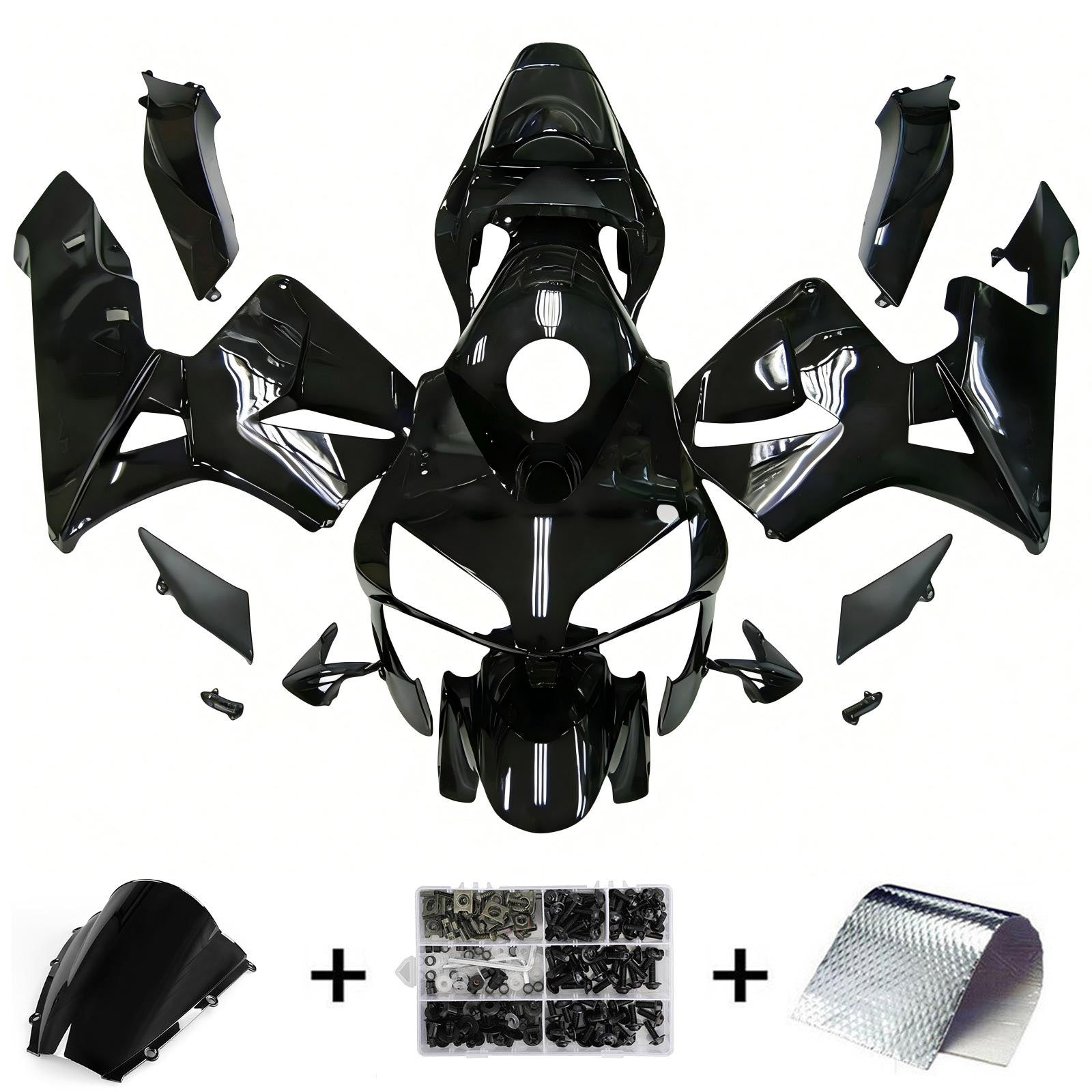 Kit de carénage par injection, carrosserie en plastique ABS pour Honda CBR600RR 2003-2004 F5
