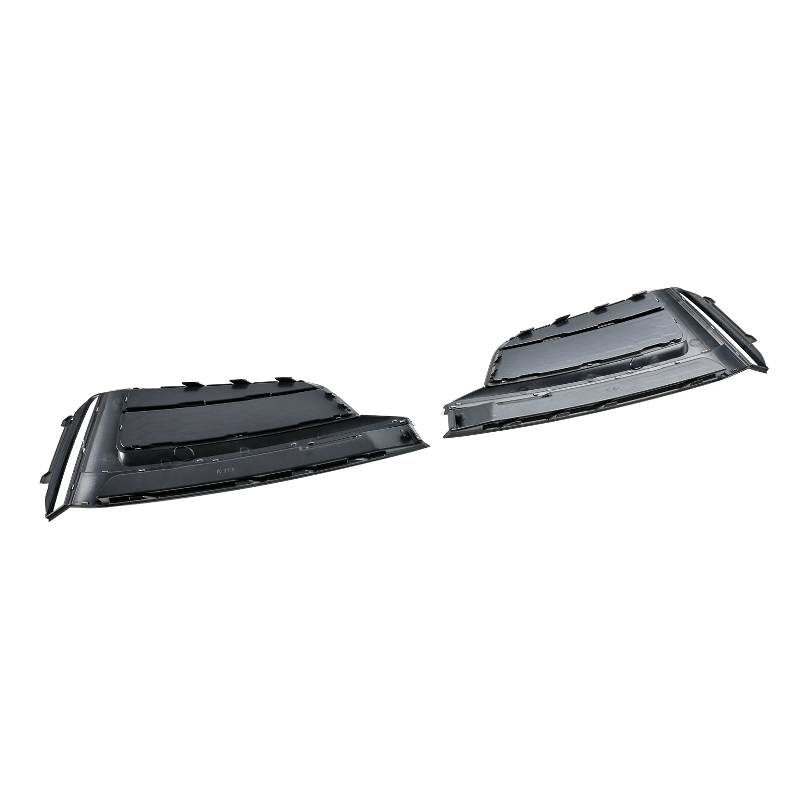 Lot de 2 garnitures de calandre de phare antibrouillard pour pare-chocs avant pour Audi S5 A5 S-Line 2018-2019