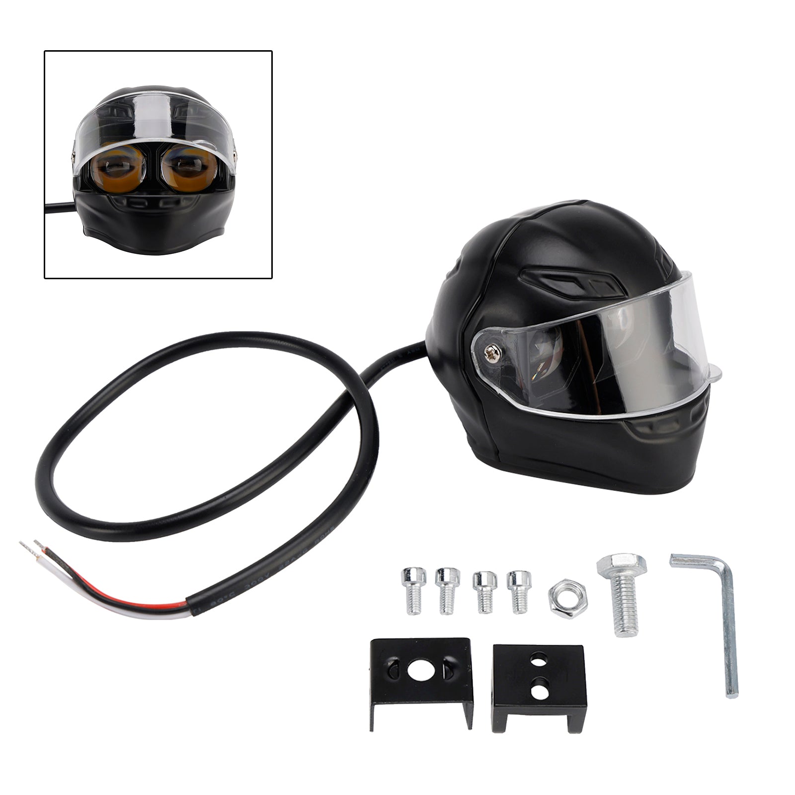 Faro LED 20W per scooter elettrico, 2000 lm, impermeabile e luminoso, per moto.