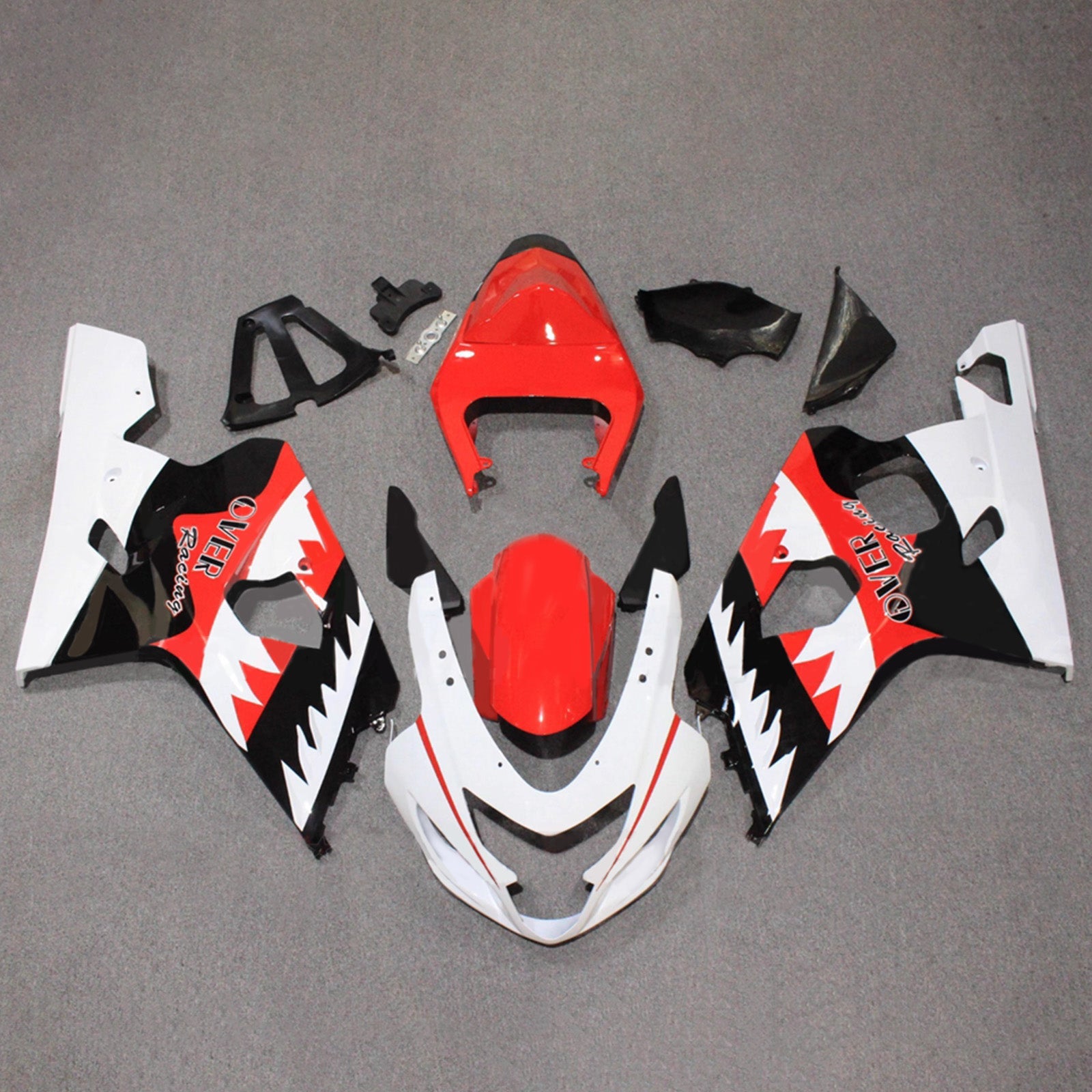 Komplet oklepa z vbrizgano ABS plastiko za Suzuki GSXR 600/750 2004-2005 K4