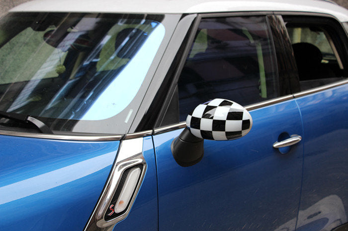 L&H WING Mirror Covers Fit MINI Cooper R55 R56 R57 R58 R60 R61 Power Fold Mirror