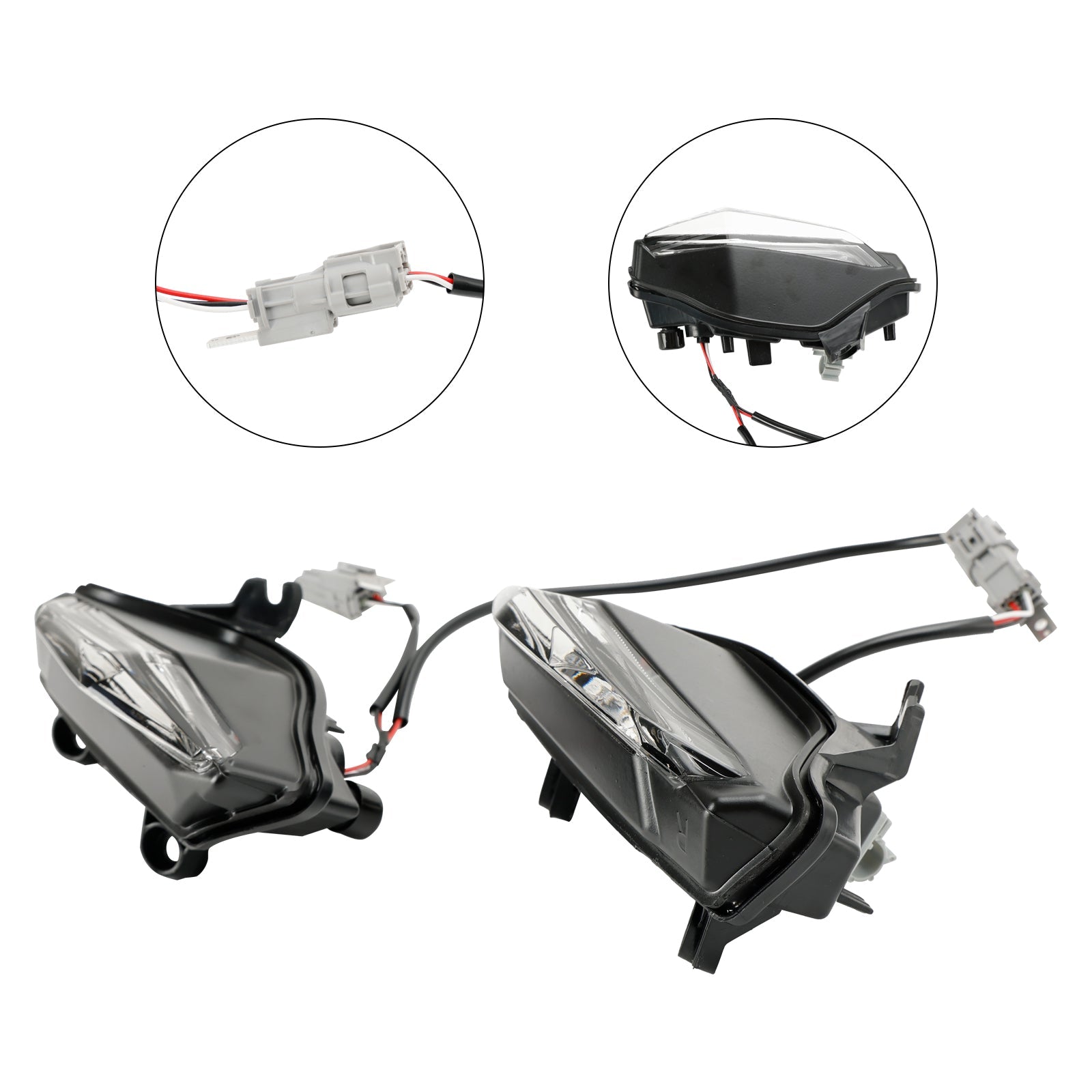 Grid di protezione della testa prima del LED trasparente per Yamaha YZF-R1 YZF R1 2020-2023