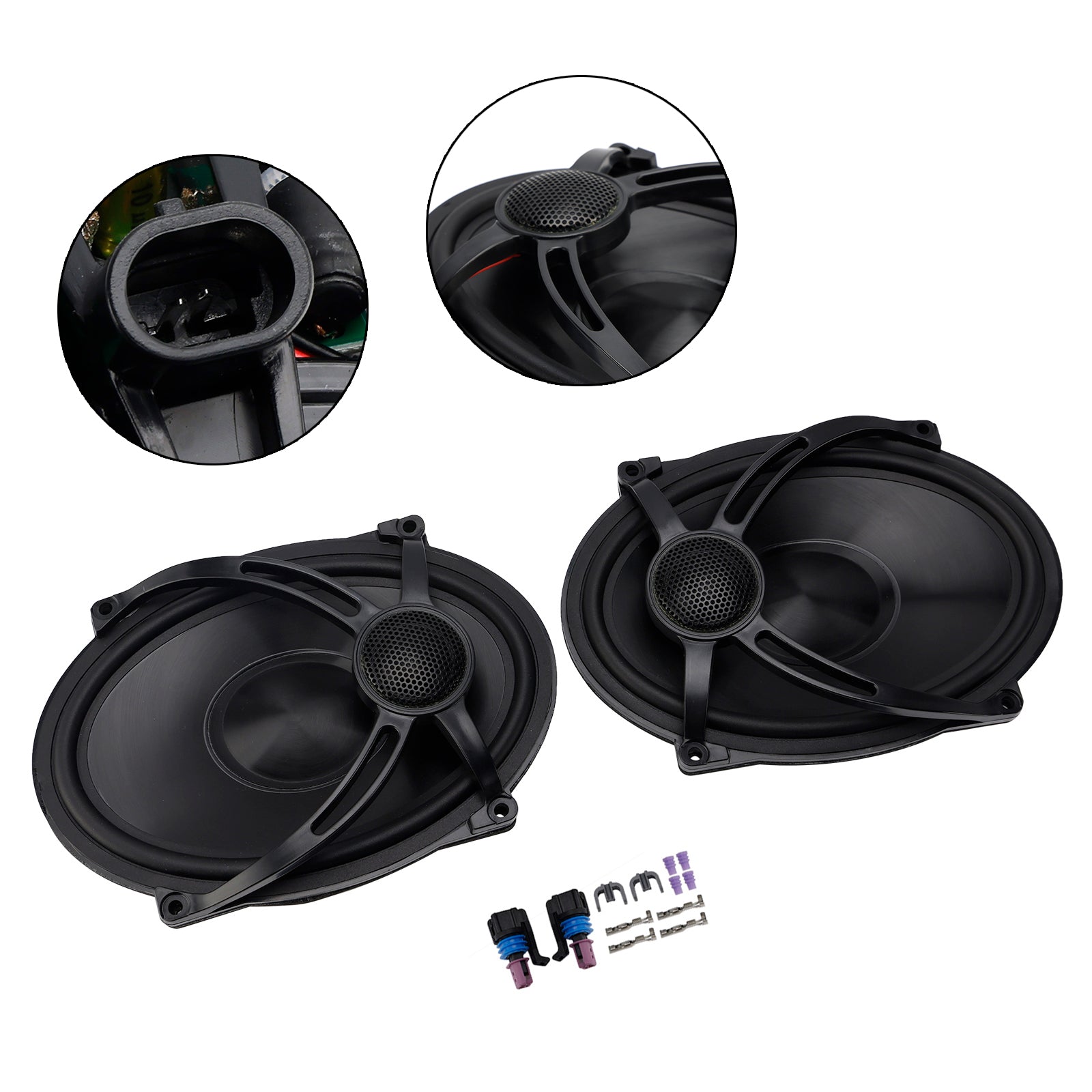 2 x Pannier-kannen kaiutinsarja 5""x" 7""Road Glide FLHR Touringille (1994-2024).