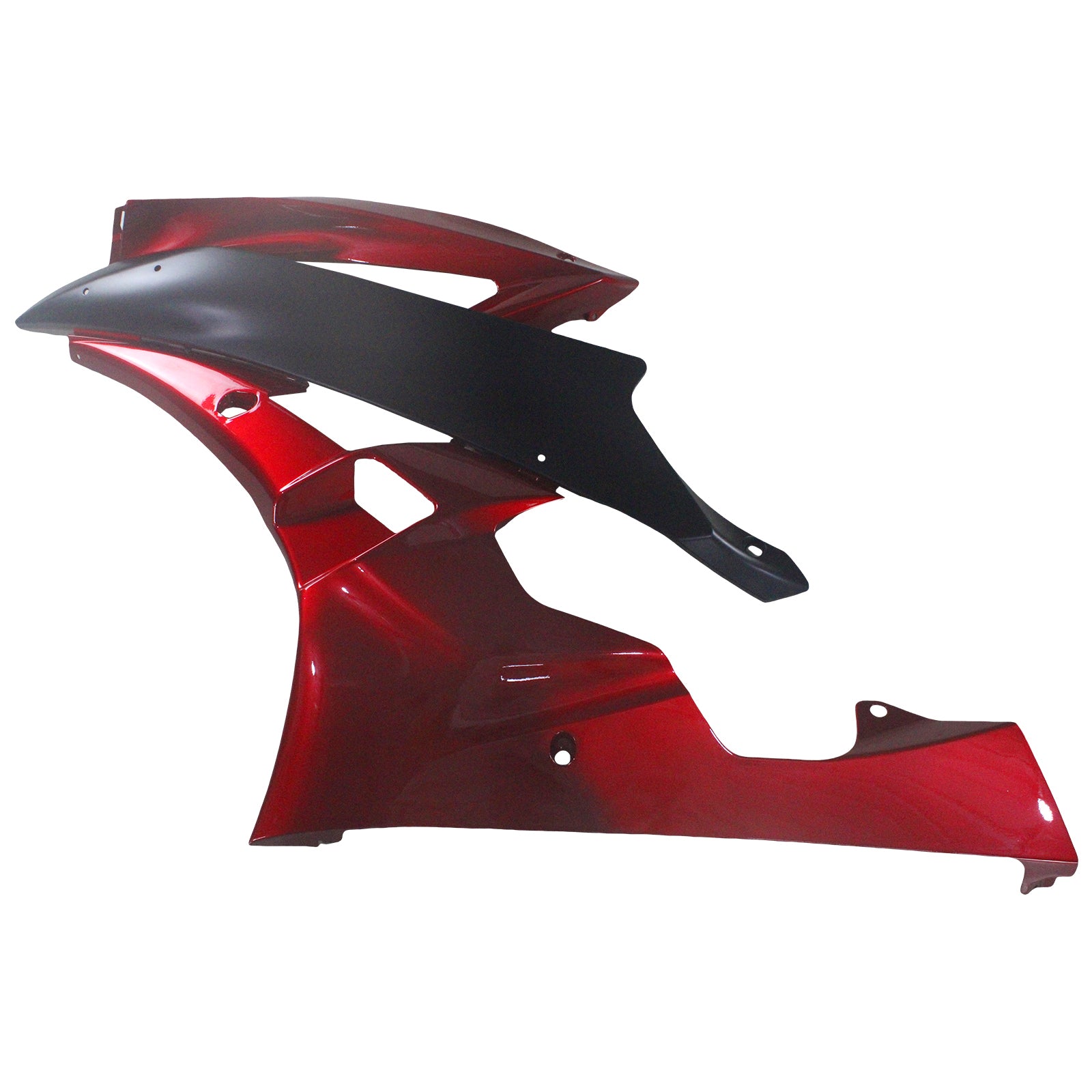 Nouveau kit de carénage en plastique moulé par injection rouge et noir pour Yamaha YZF R6 2006-2007