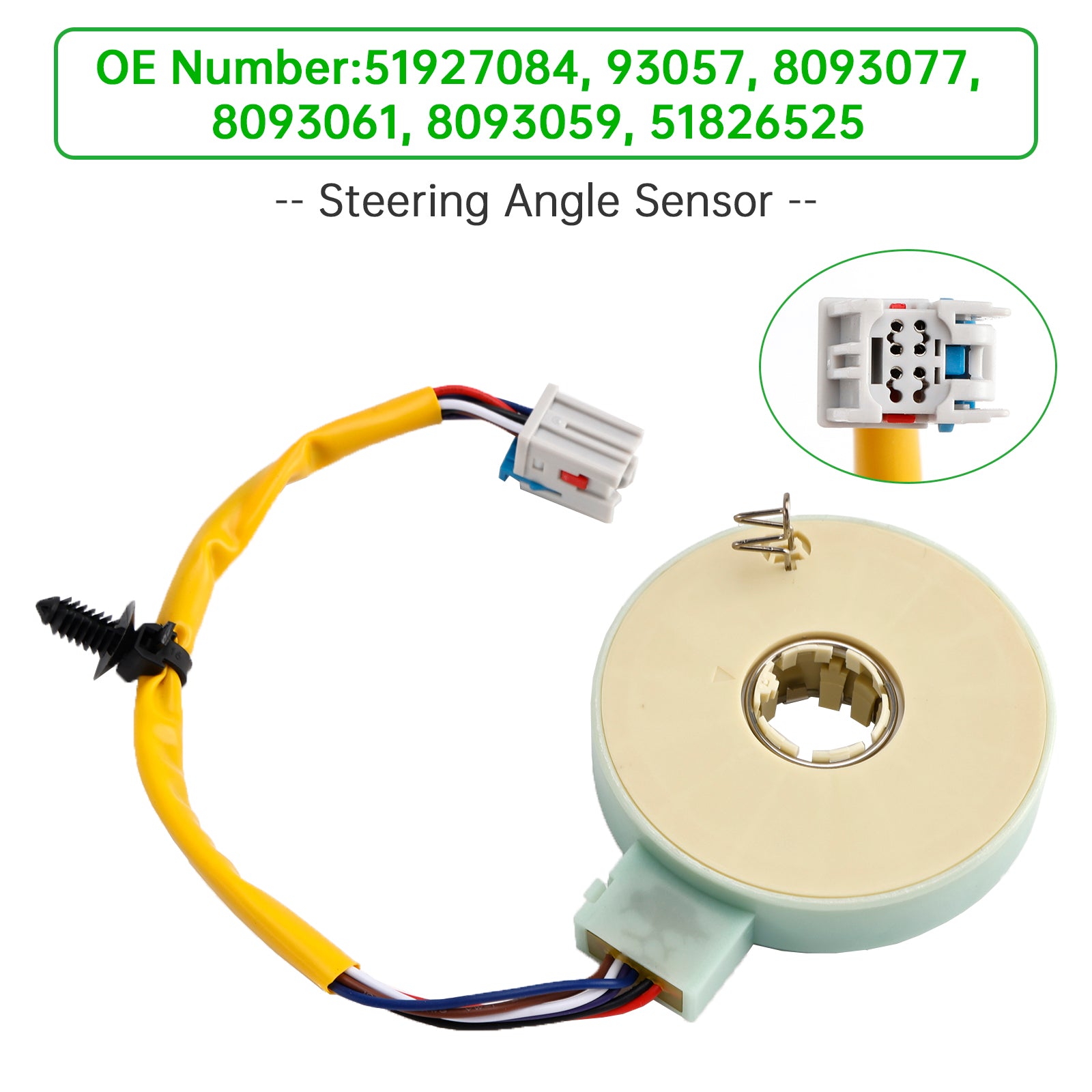 Senzor d'krmilni kot za Fiat 500 Grande Punto Opel Corsa CD X01 S07