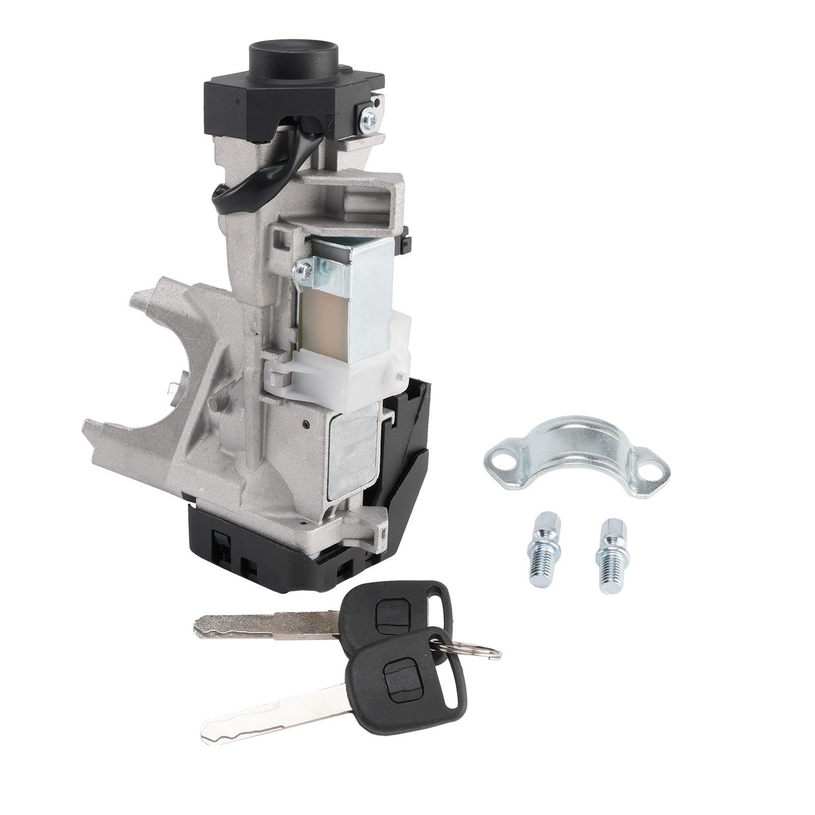 Cylinder zamka' Zapłon do Honda Civic 1.7L 1668CC L4 GAS 2001-2005 z 2 kluczykami (z chipem)