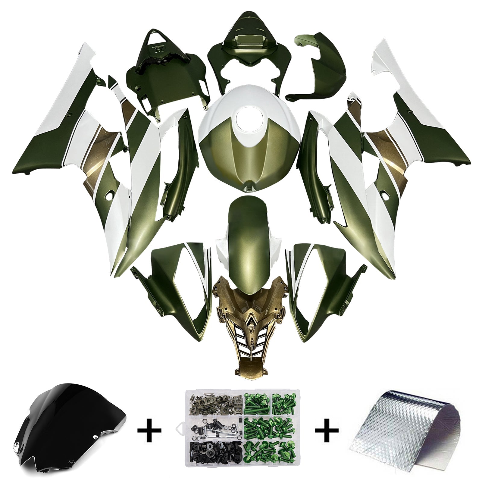 Zestaw owiewek z wtryskiem tworzywa ABS do Yamaha YZFR6 YZF-R6 2008-2016