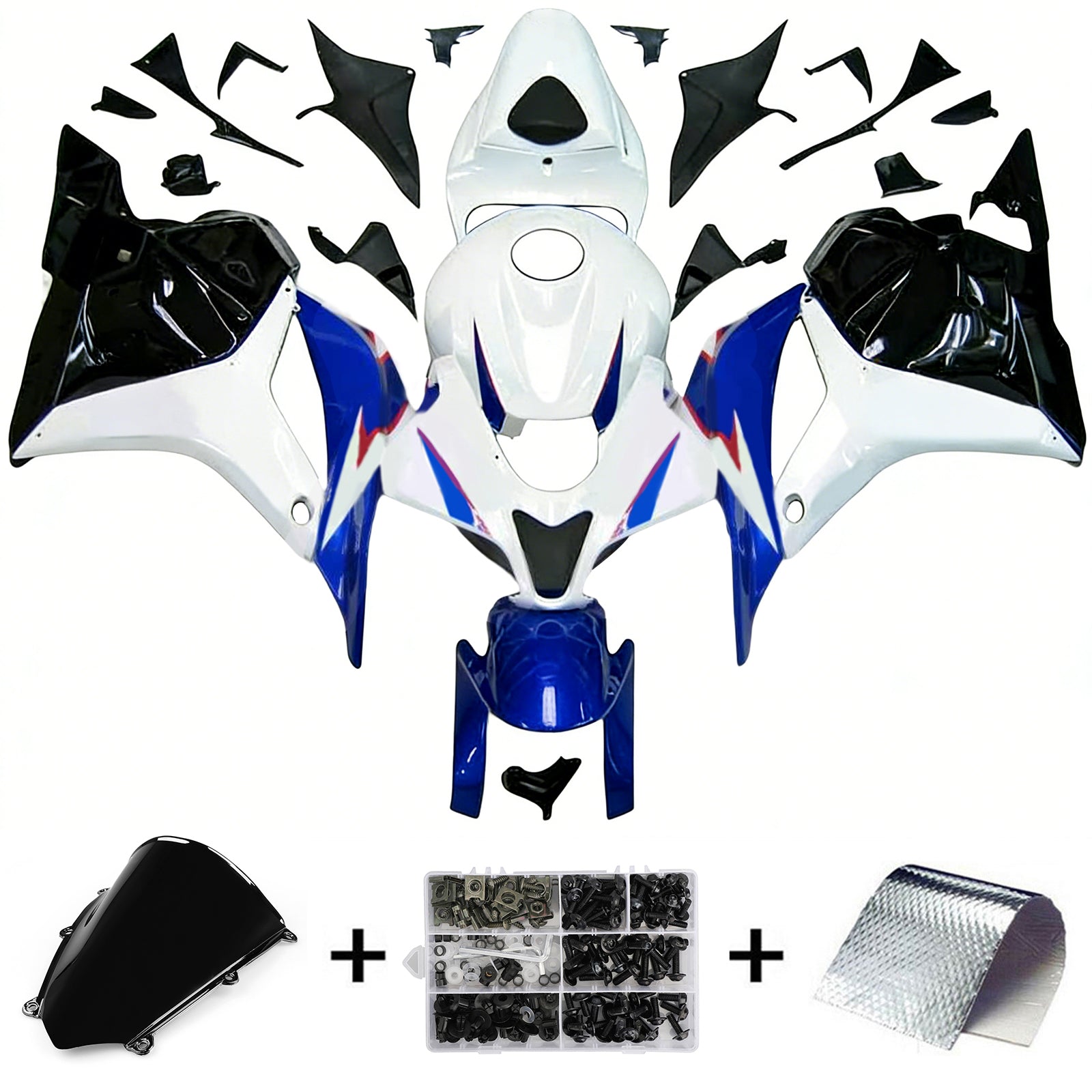 Kit de carénage à injection en plastique ABS pour Honda CBR600RR 2009-2012 F5