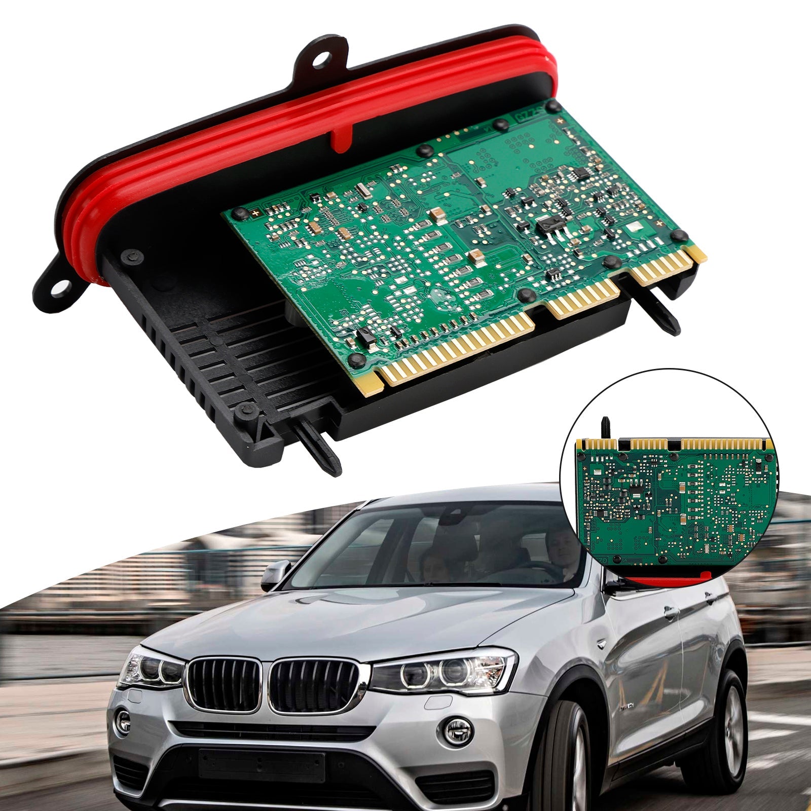 Xenon ajovalojen ohjausmoduuli 63117316151 BMW X3 X4 M F25 F26