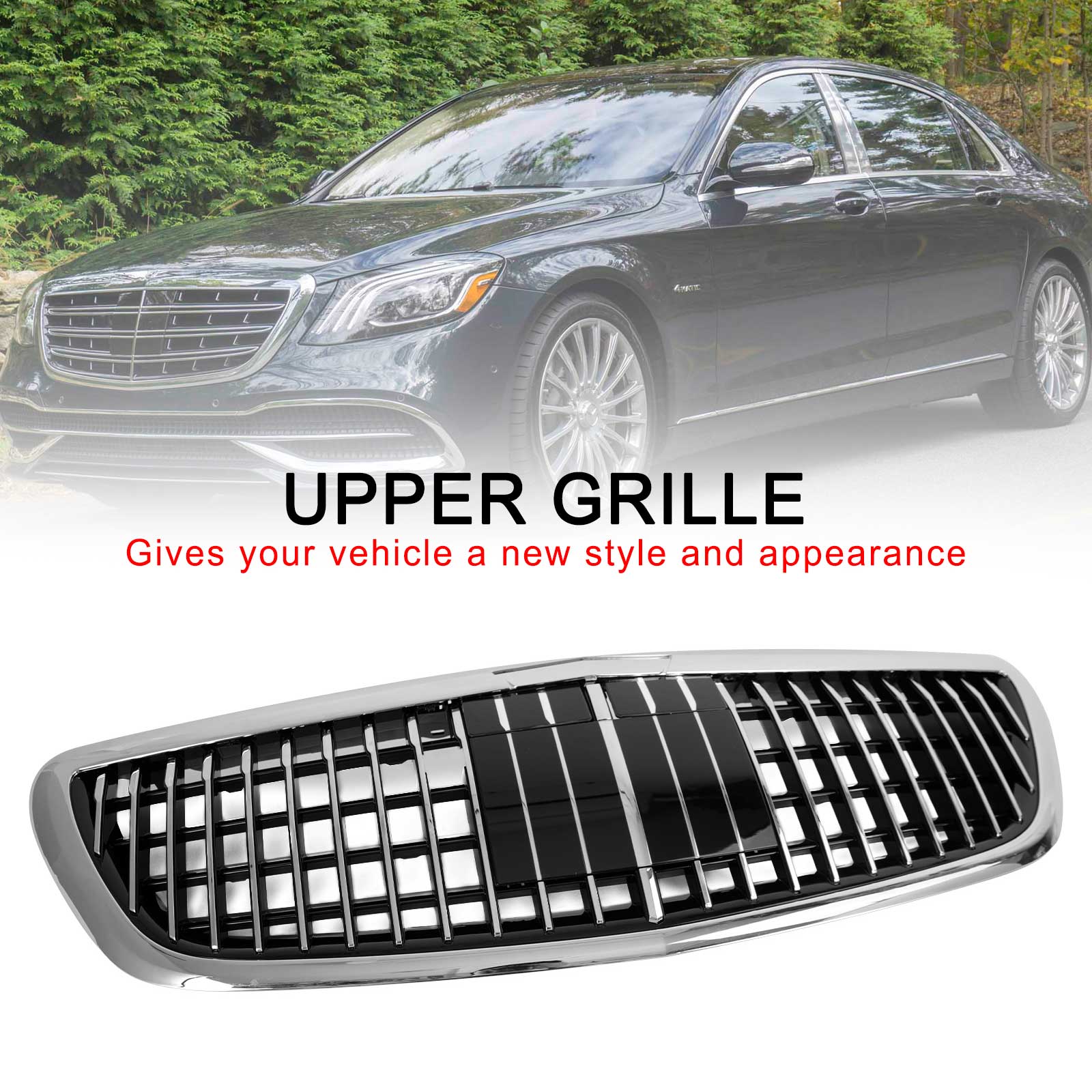 Grille avant Maybach - Compatible Mercedes-Benz Classe S (2014-2020) W222 - Neuf