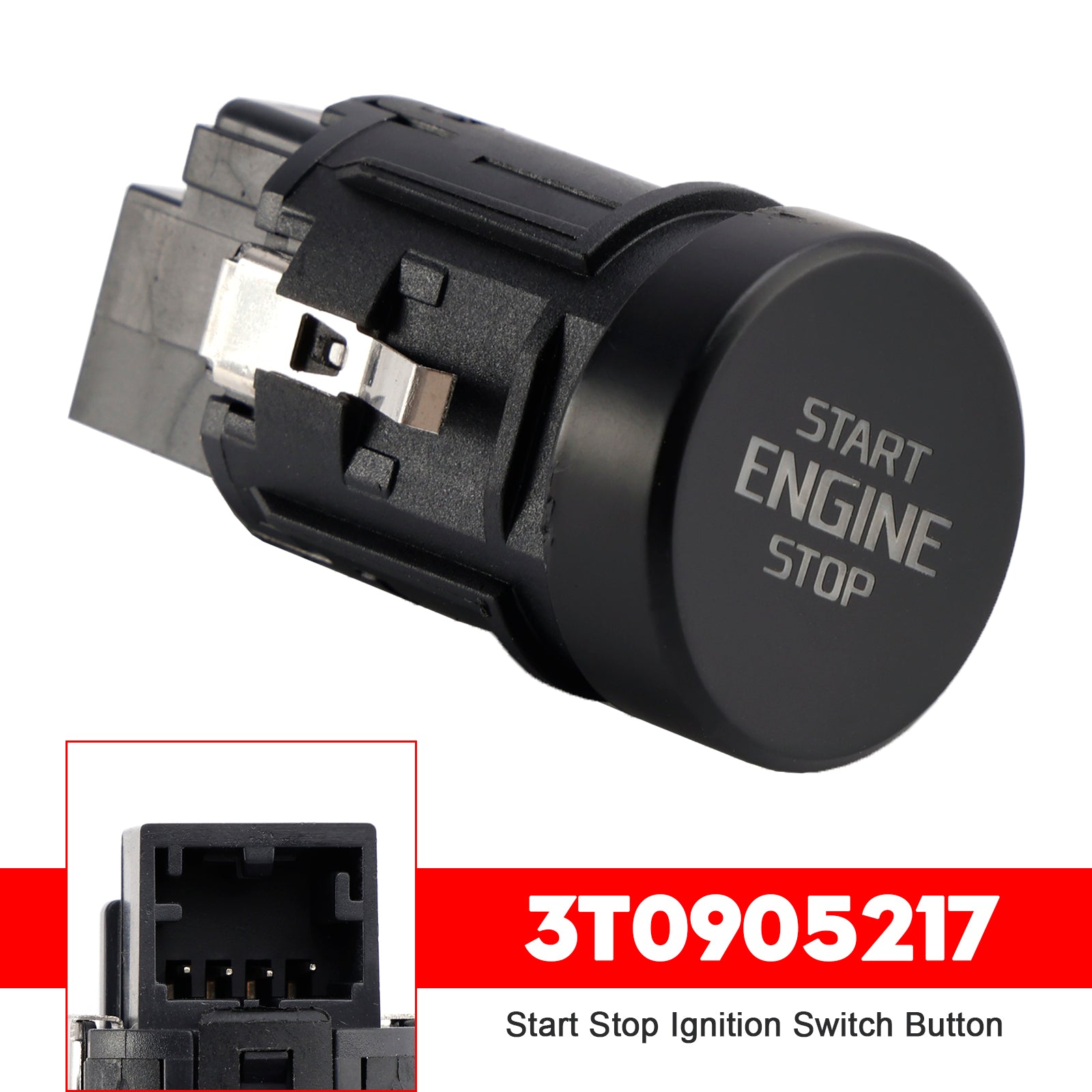 3T0905217 Pulsante di accensione e avvio per Skoda Fabia III Octavia III