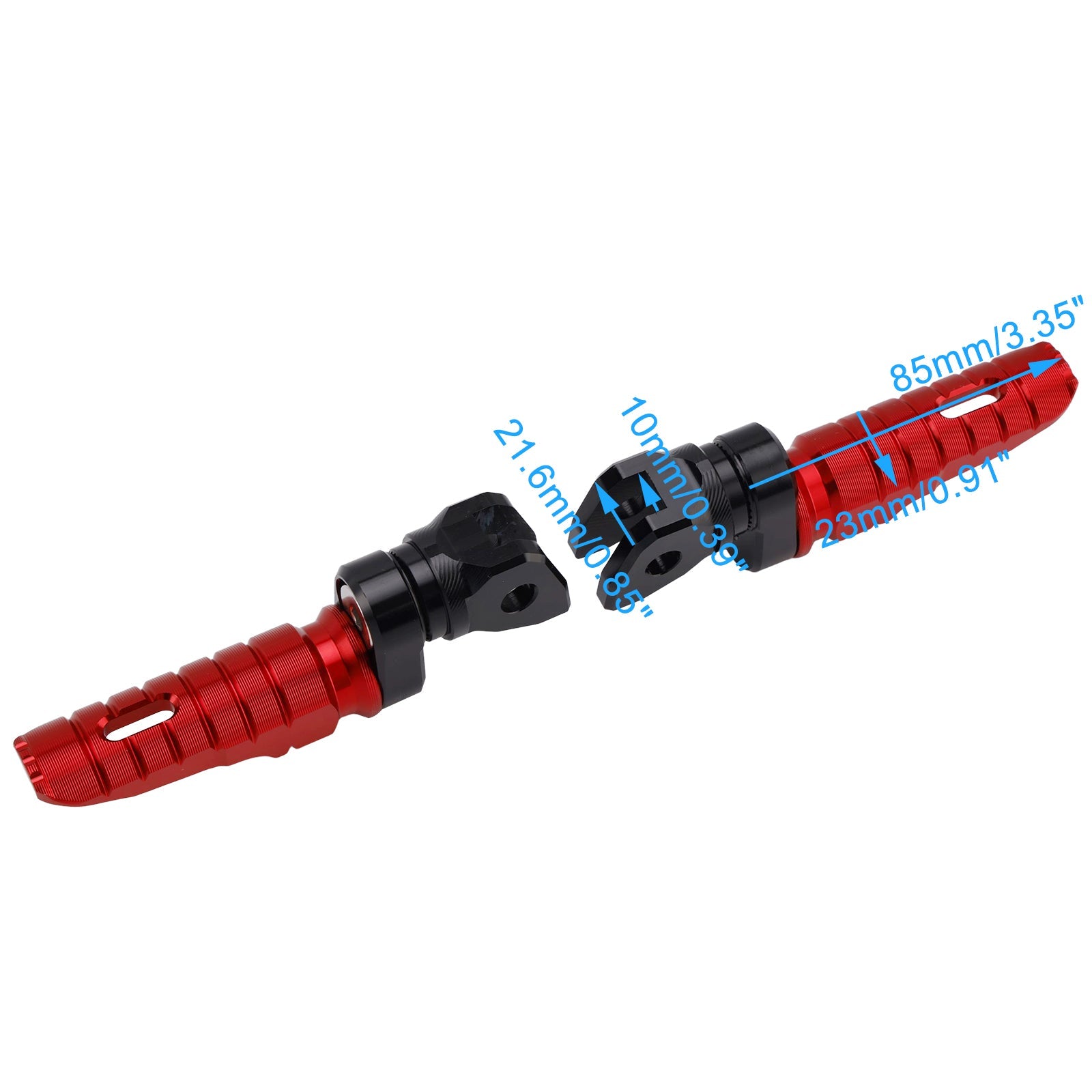 Voetsteunen voorin, compatibel met de Indian FTR1200 (2019-2025) FTR S/FTR Rally-modellen.