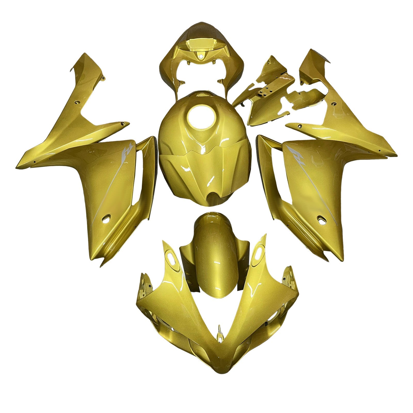 Kit carenatura iniettata in plastica ABS per Yamaha YZFR1 YZF-R1 2007-2008