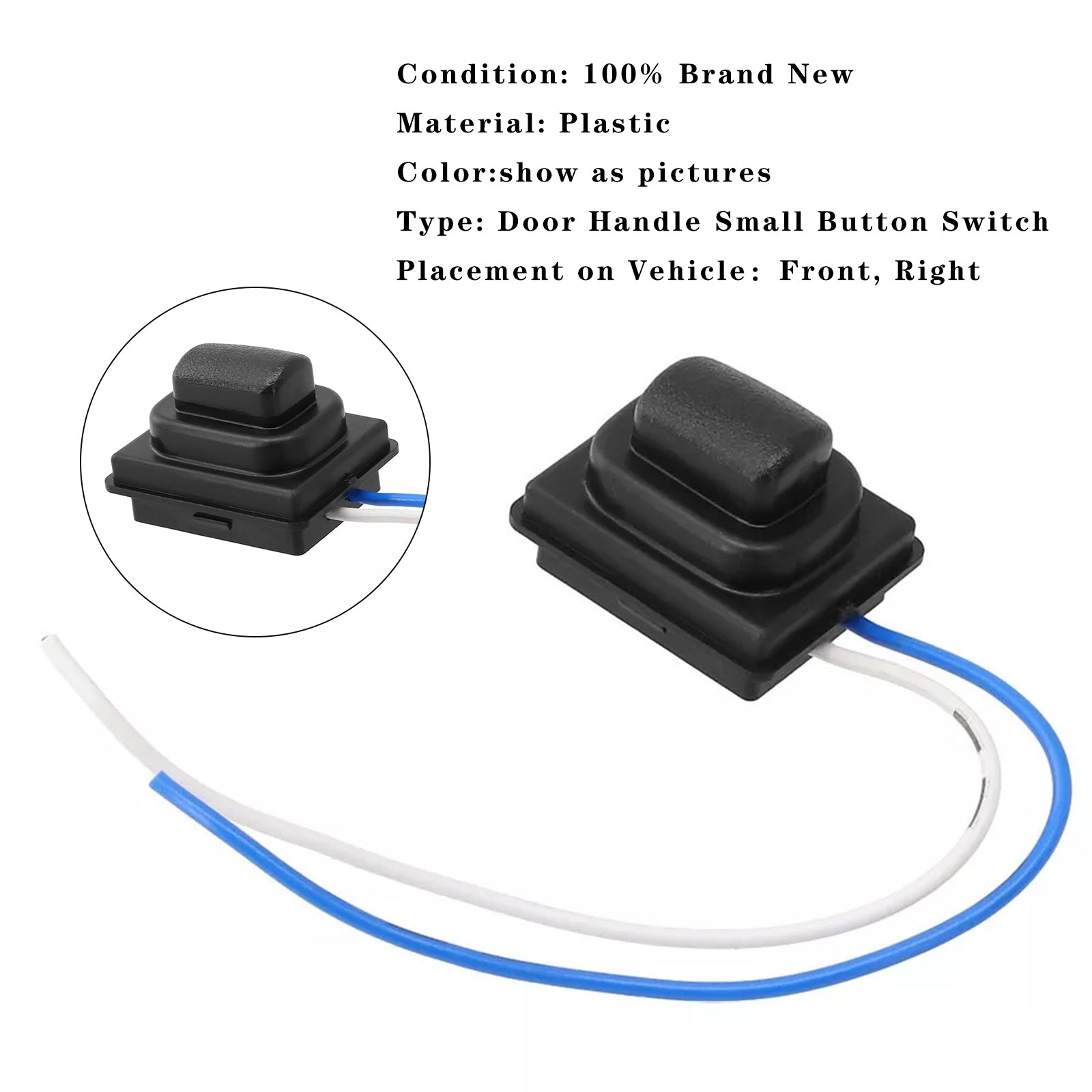 Interrupteur à petit bouton pour poignée de porte avant droite KIA NIRO 2016-2021 82661-G5000