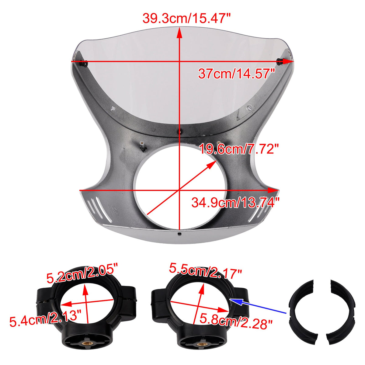 Pare-brise pour BMW R NINE T (2014-2024)