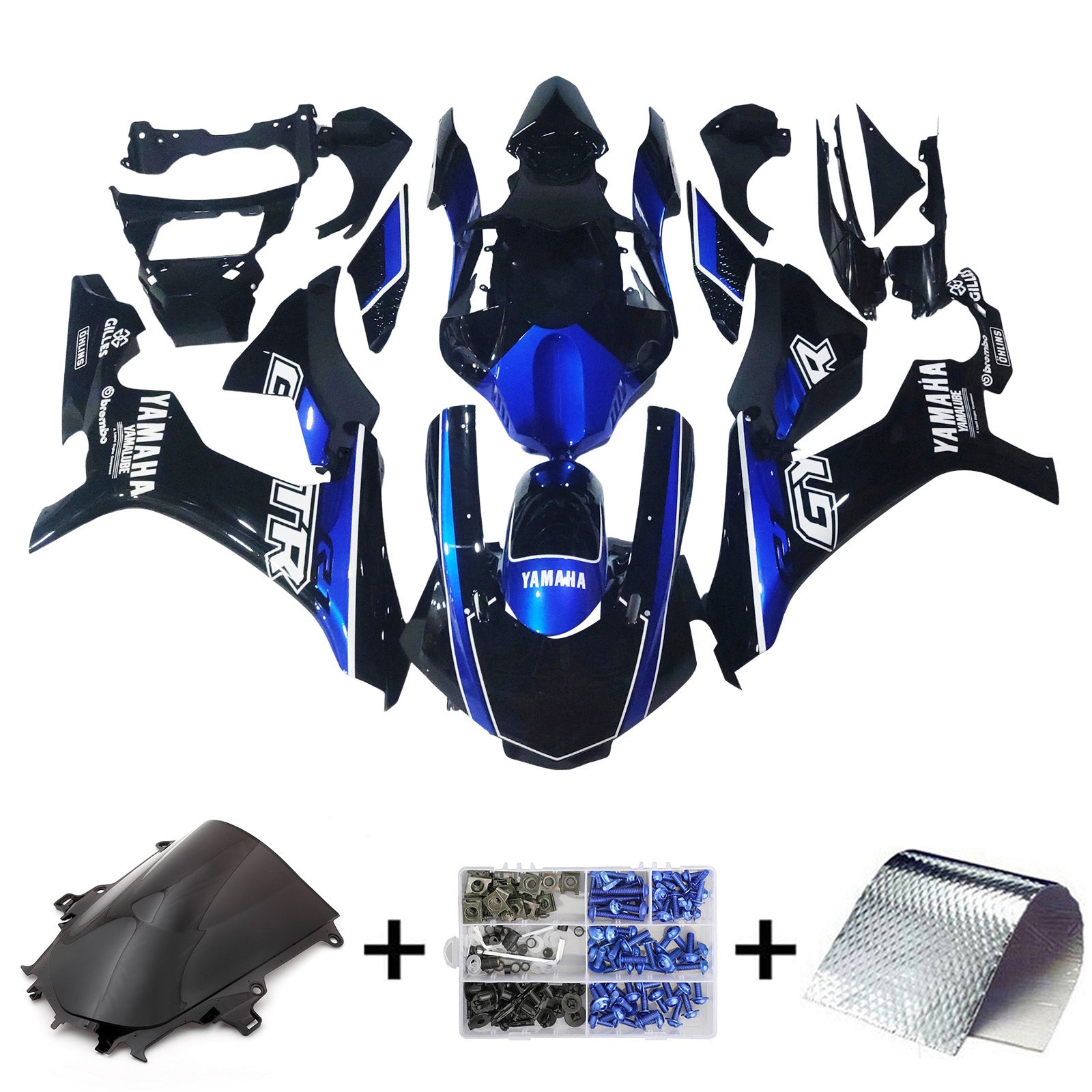 ABS PLASTIC KUIST KIT VOOR YAMAHA YZF 1000 R1 2015-2019