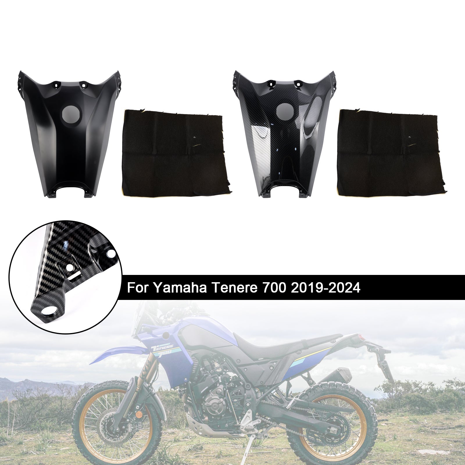 Yamaha Tenere 700 2019-2024 Brandstoftankdekselbeschermer