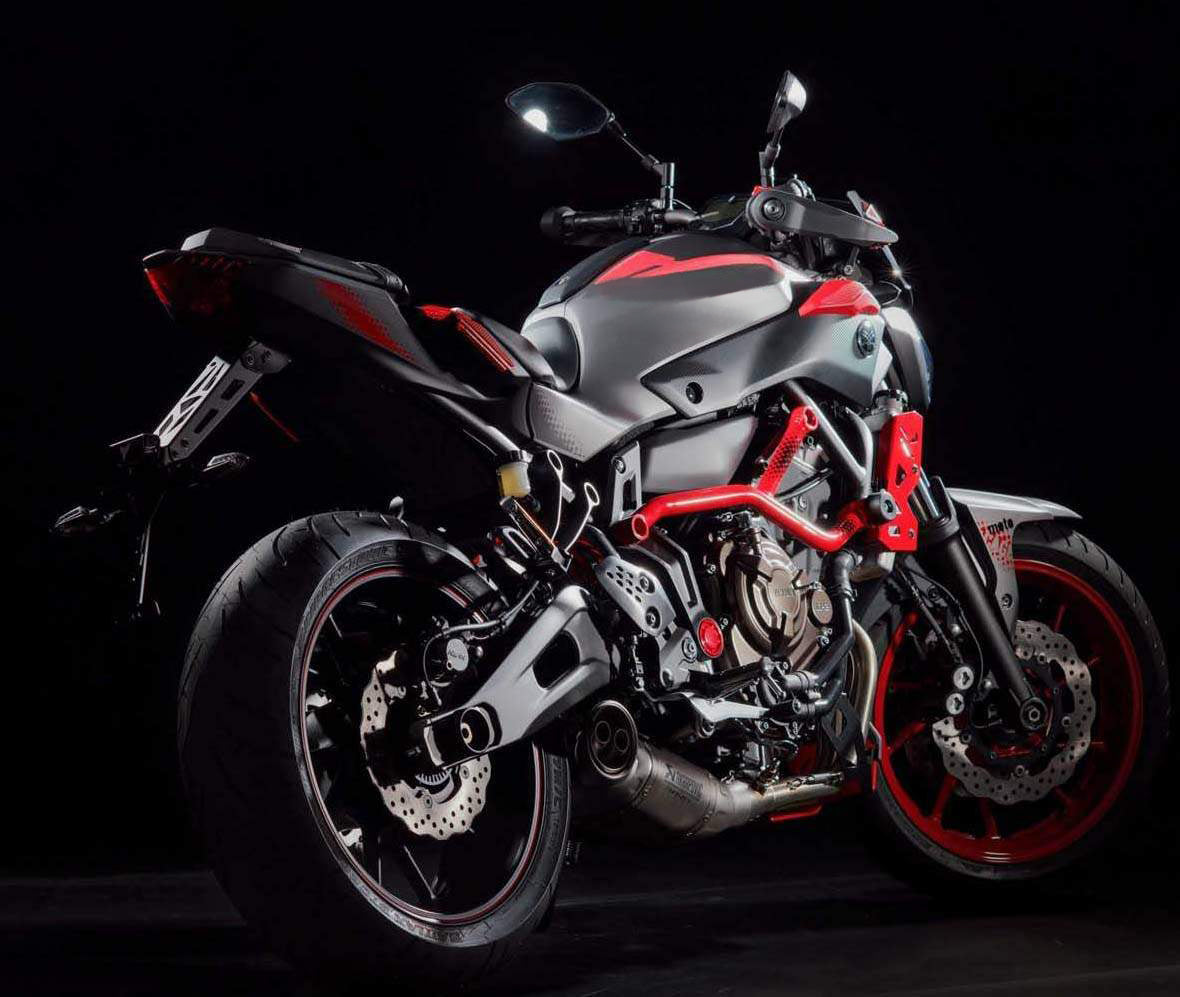 Injection carénage kit carrosserie plastique ABS fit pour Yamaha MT07 2012-2017