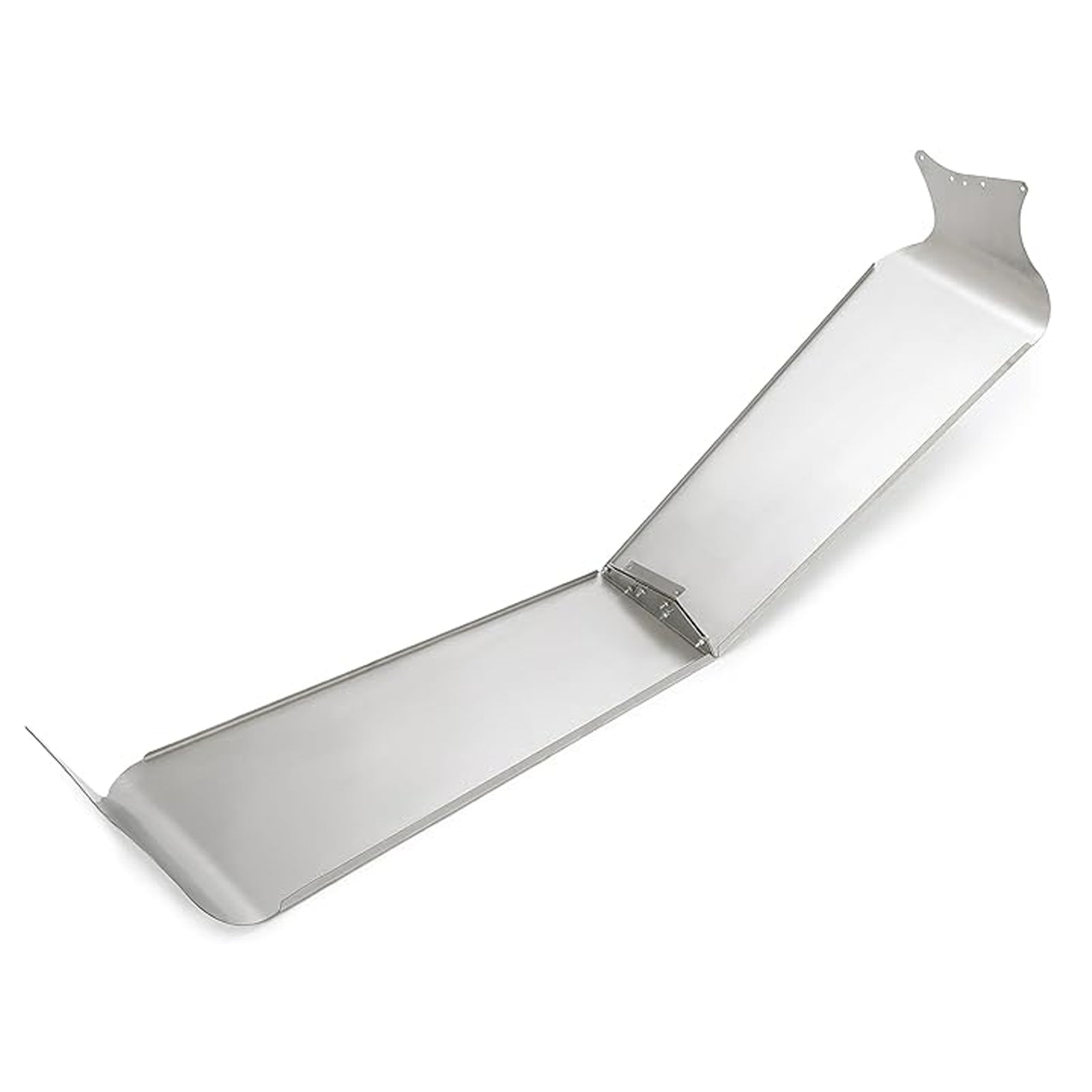 Visière plate argentée pour Peterbilt 377 378 379 335 386 388 389