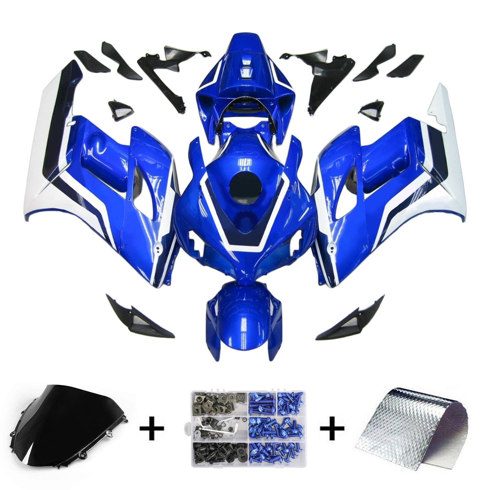 Kit de carénage par injection, carrosserie en plastique ABS pour Honda CBR1000RR 2004-2005