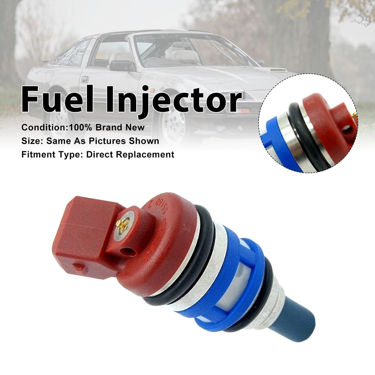 1x Injektor goriva za Nissan 300ZX 1984-1990 Maxima 1988-1994 16600-15V02
