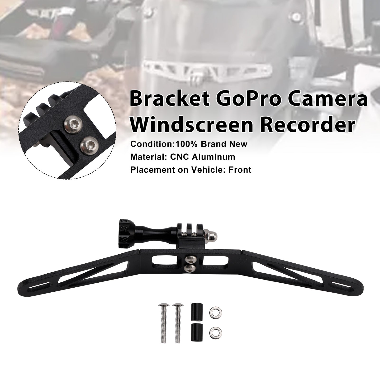GoPro Camerahouder voor BMW R1300GS S1000XR F900XR F850GS Voorruit
