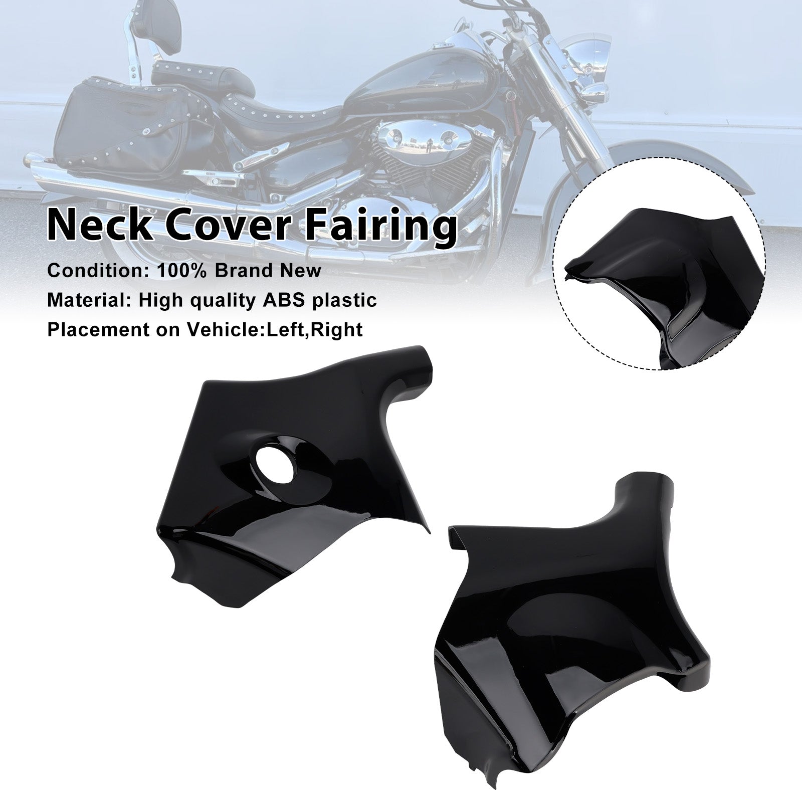 Carénage de protection de colonne de direction pour Suzuki Boulevard C50 C50T Volusia VL800 VL400