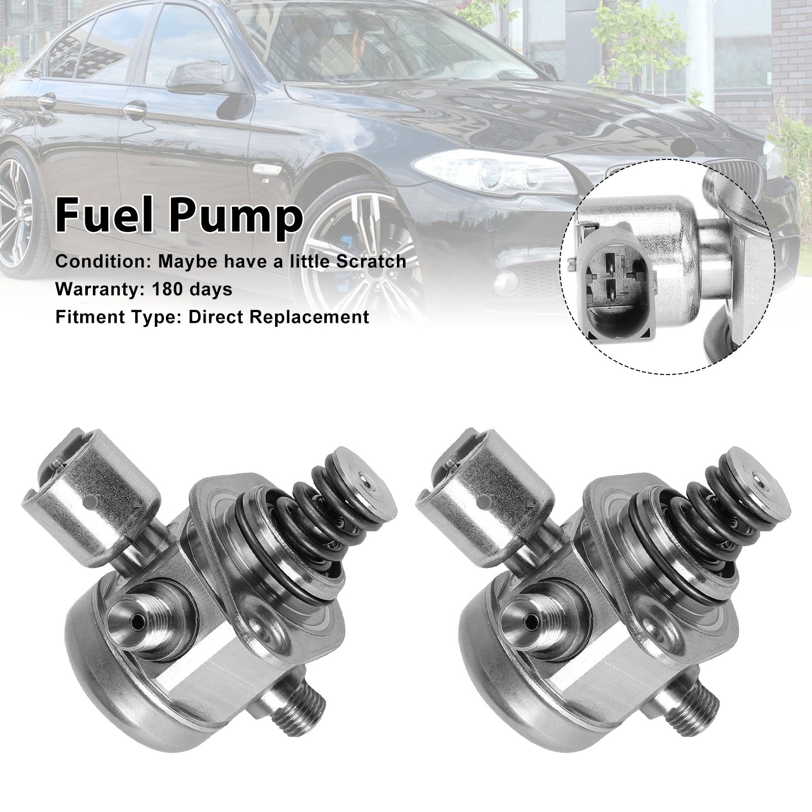 Bomba de combustible de alta presión (2 piezas) para BMW Alpina B7L xDrive F02 (2011-2015) - Número de pieza : 13517595339 0261520144