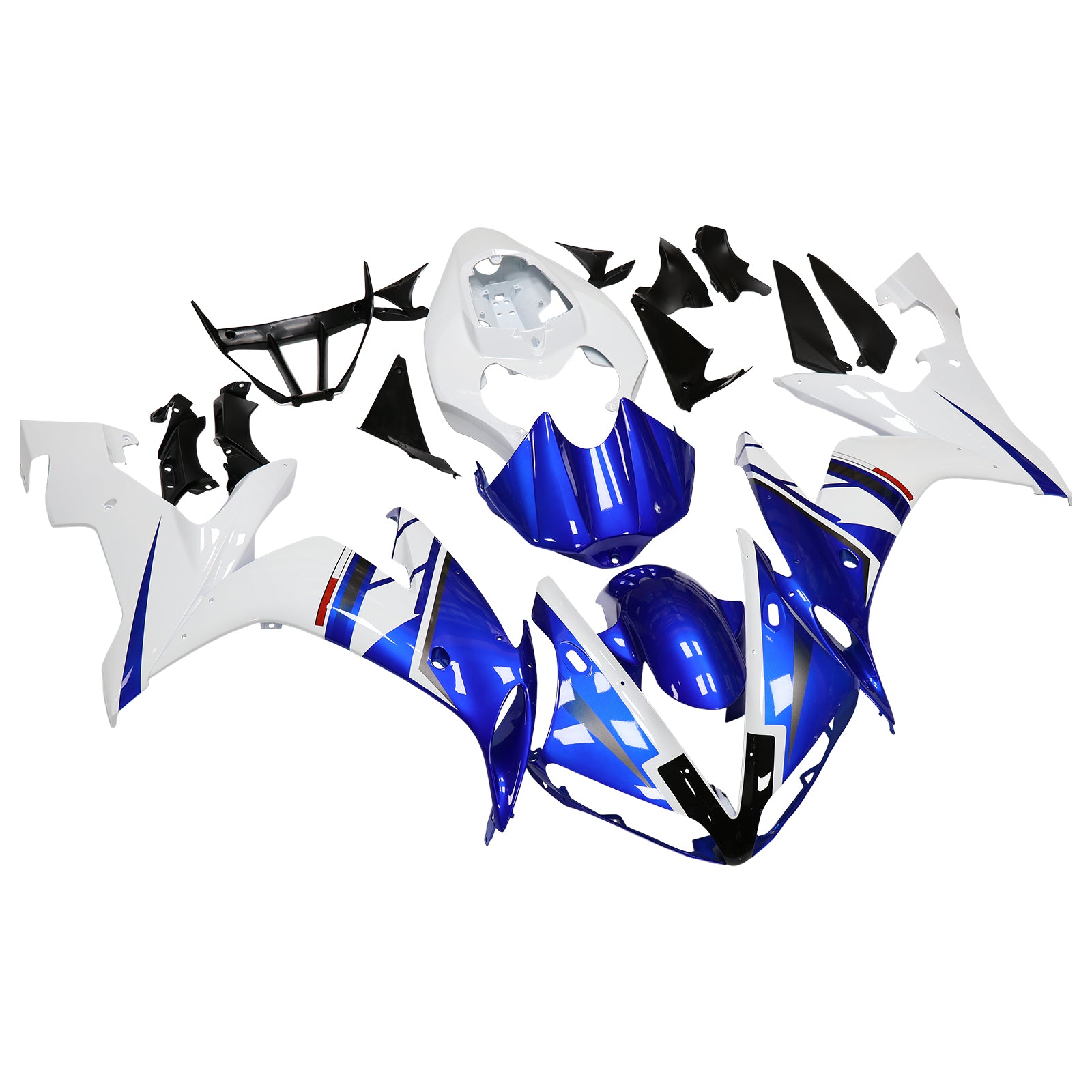Kit de carénage par injection, carrosserie en plastique ABS, compatible avec Yamaha YZF 1000 R1 2004-2006