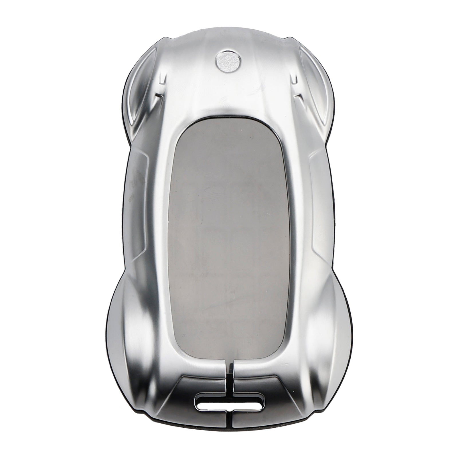 Étui argenté en cuir, alliage de zinc et pour clé de voiture Lexus ES260h/RX350h/LS500h