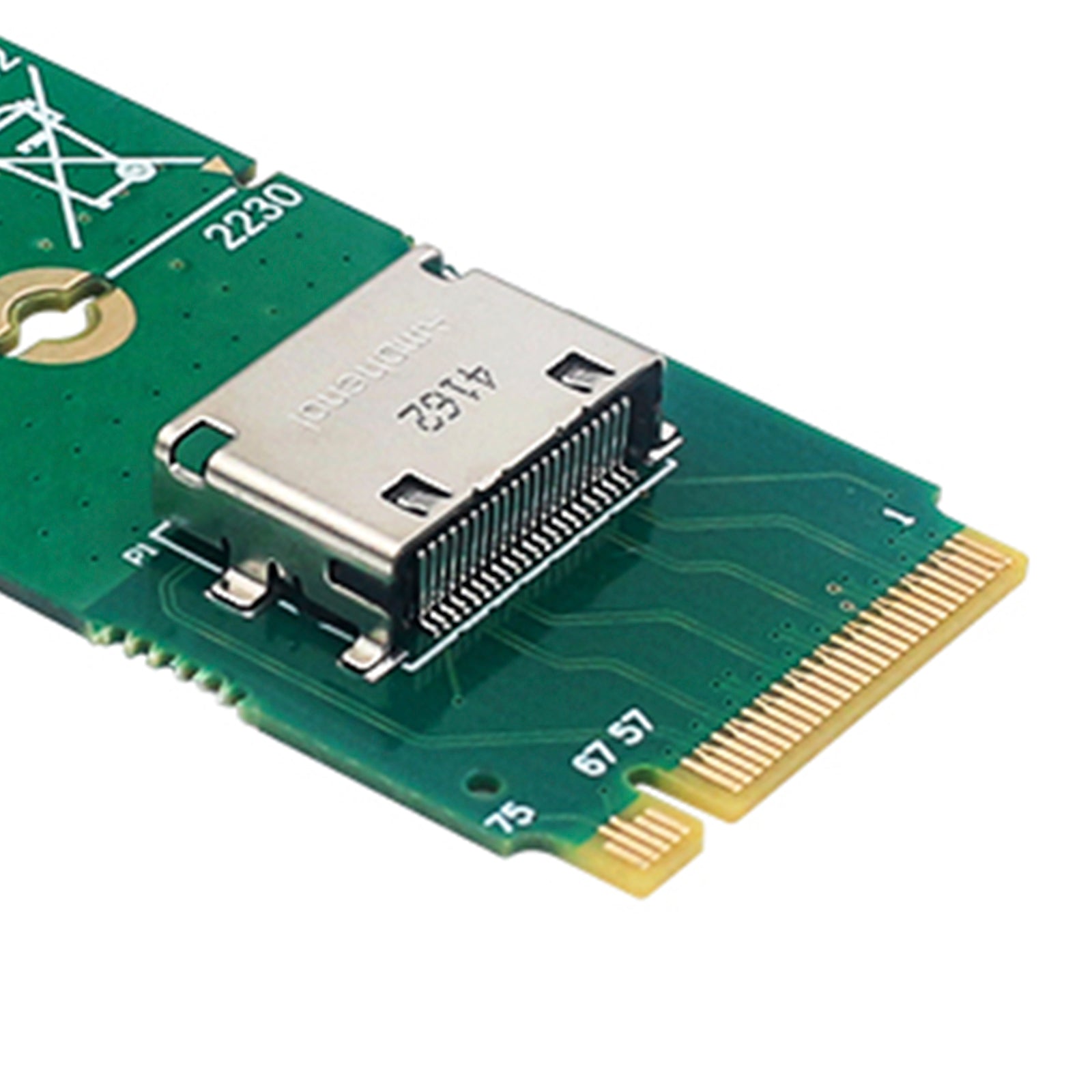 Carte adaptateur M.2 vers OCuLink Carte de conversion d'interface M.2 M KEY vers OCULINK