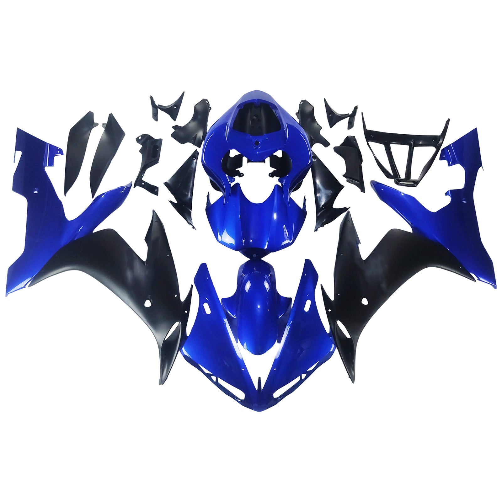 Kit de carénage en plastique ABS injecté compatible avec Yamaha YZF 1000 R1 2004-2006
