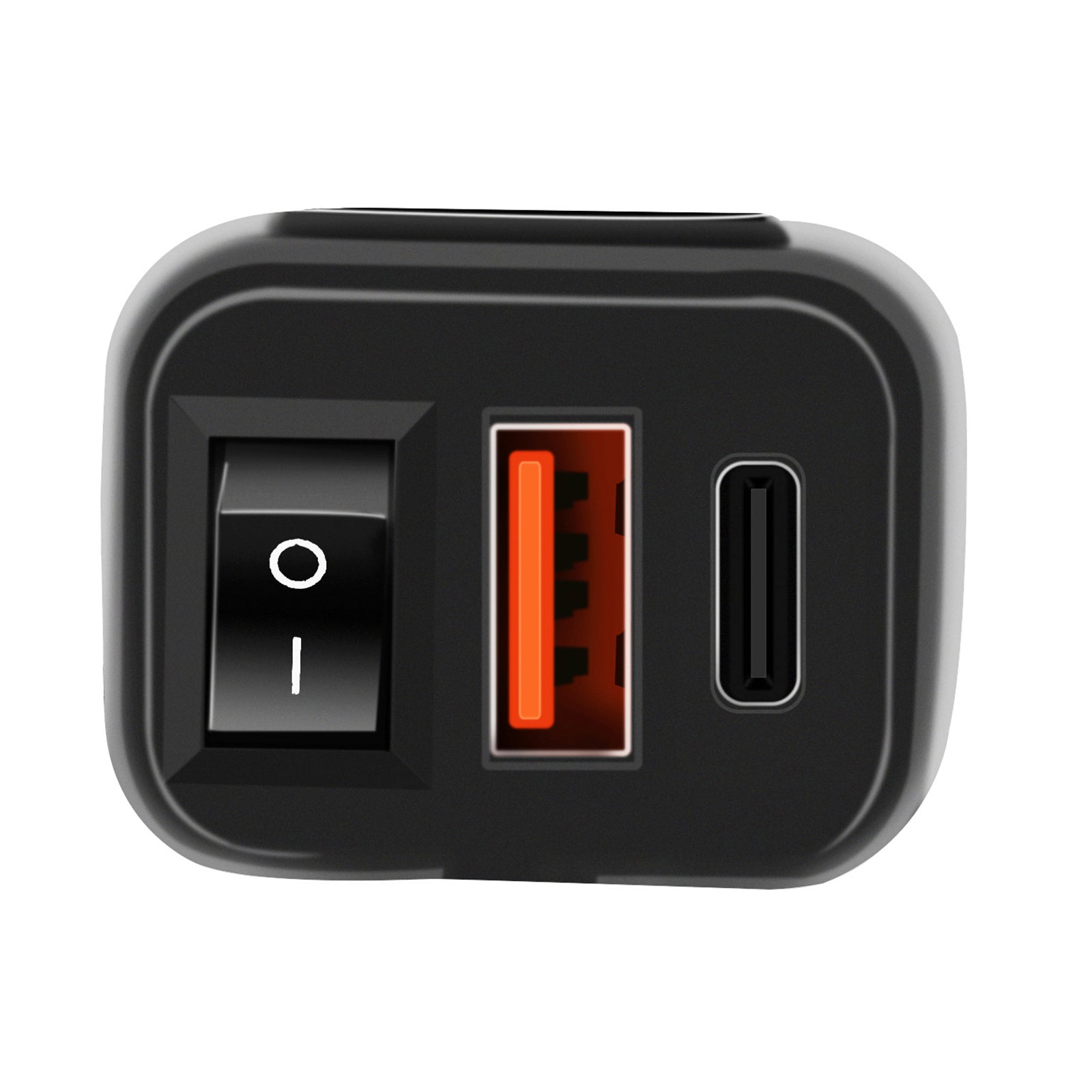 USB -USB -laturi moottoripyörän ohjaustangosta, PDP -sovitin+QC3.0 Tyyppi C