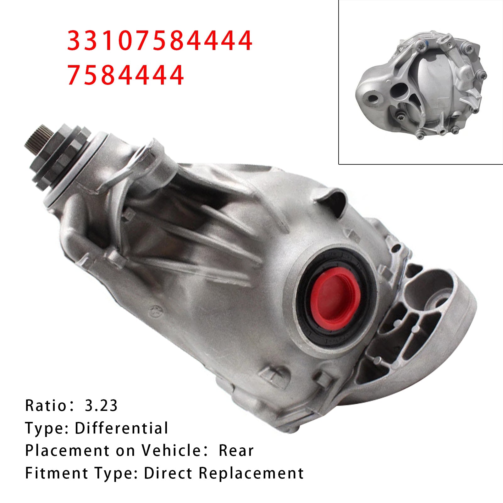 BMW 640i 2013-2019 Takaero, raportti 3.23, 331075844444