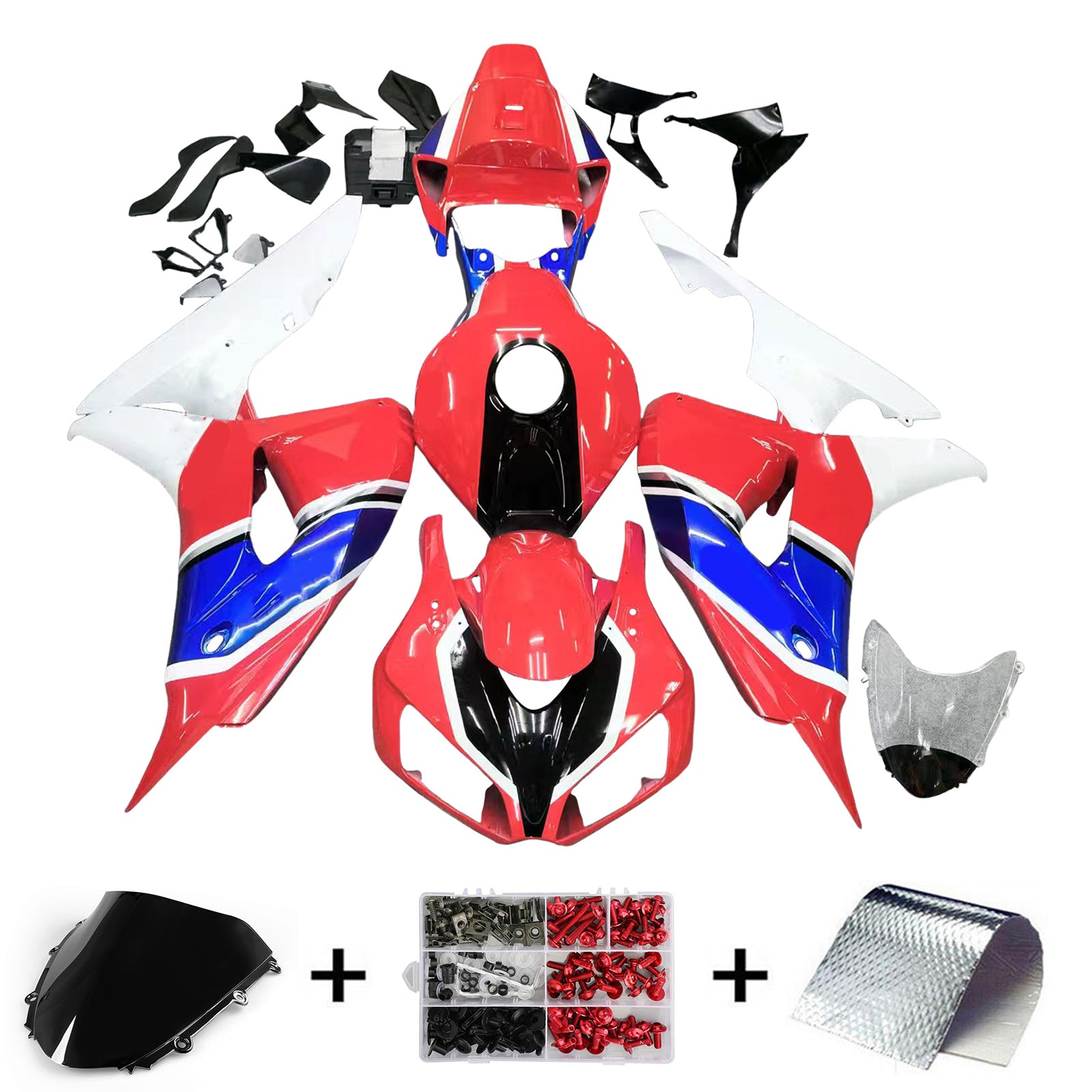 Kit de carénage injecté en plastique ABS pour Honda CBR1000RR 2006-2007