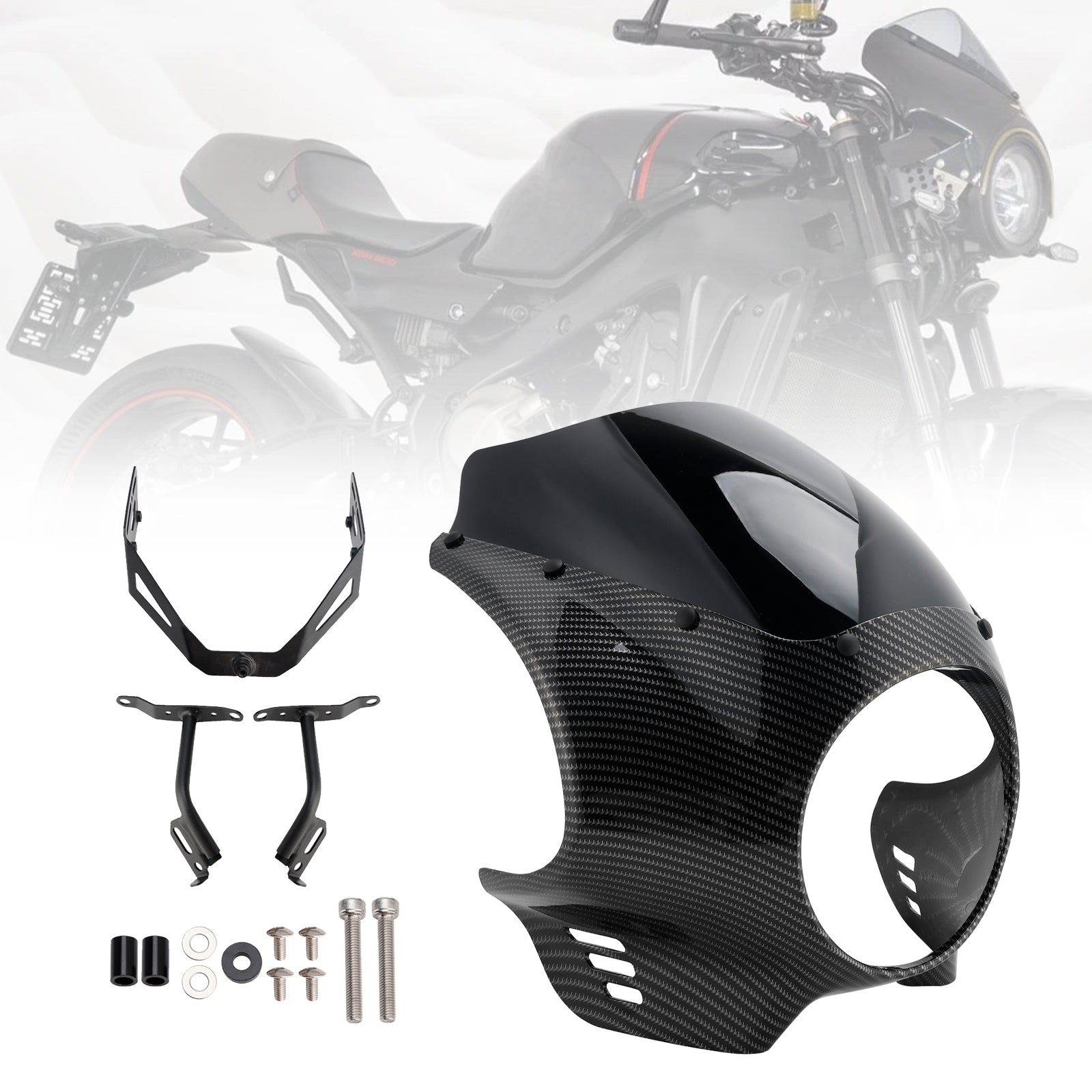 Parabrisas y carenado de faro para Yamaha XSR900 (2022-2025)